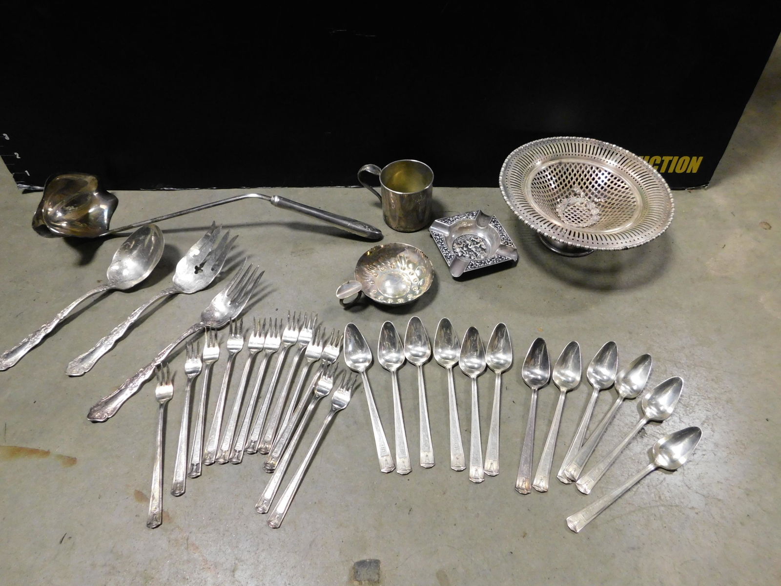 Large Lot of Silver-plate (1 of 6)