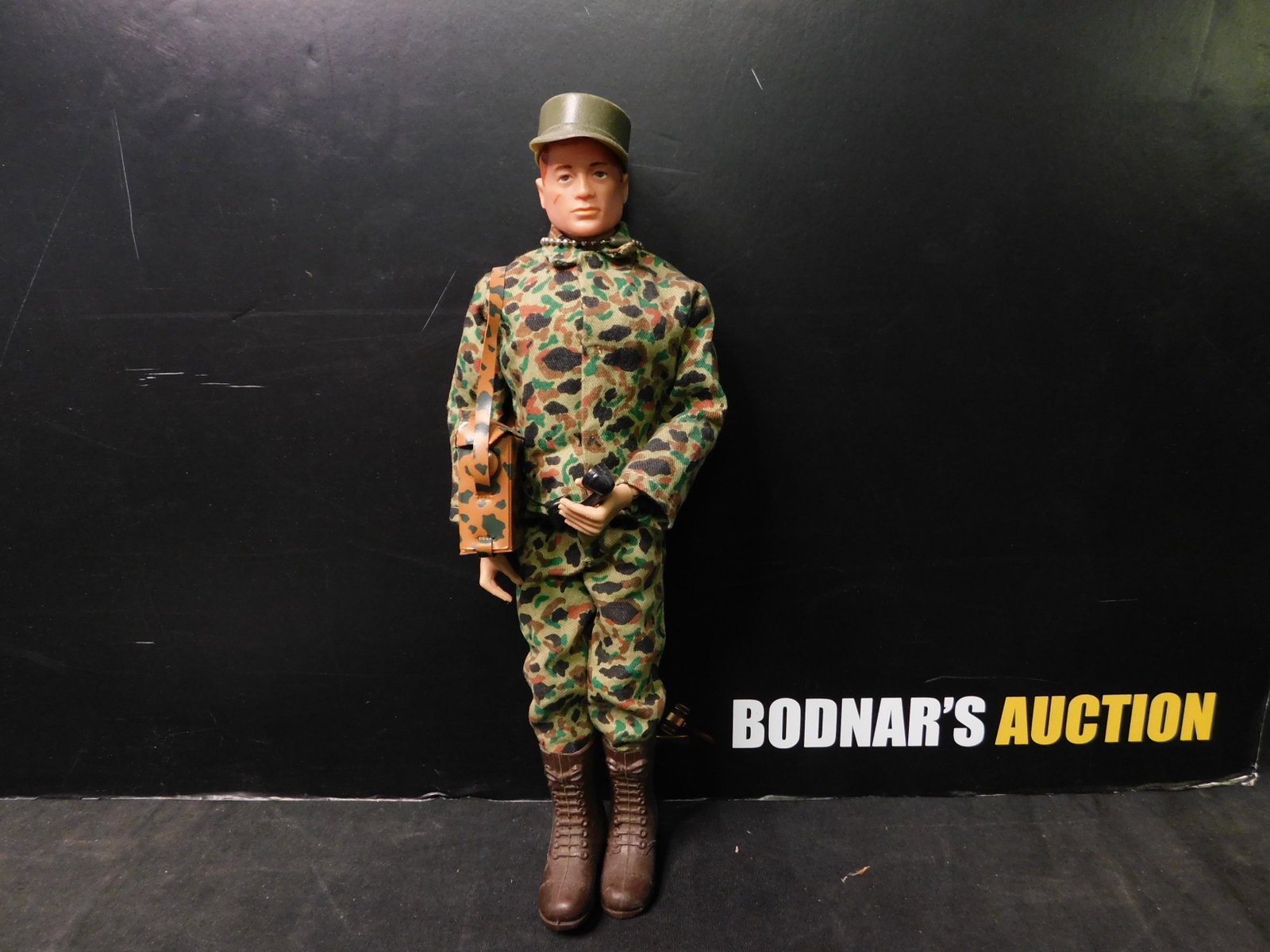 Vintage G.I. Joe 12" Figure: Vintage 12" G.I. Joe Figure. Marked 1964. Comes with Accessories. You are bidding at a live sale, please read the terms and conditions. We are offering contact-less pick ups at our South Brunswick loc