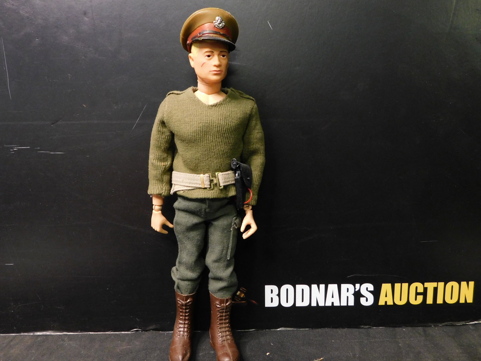 Vintage G.I. Joe 12" Figure: Vintage 12" G.I. Joe Figure. Marked 1964. Comes with Accessories. You are bidding at a live sale, please read the terms and conditions. We are offering contact-less pick ups at our South Brunswick loc