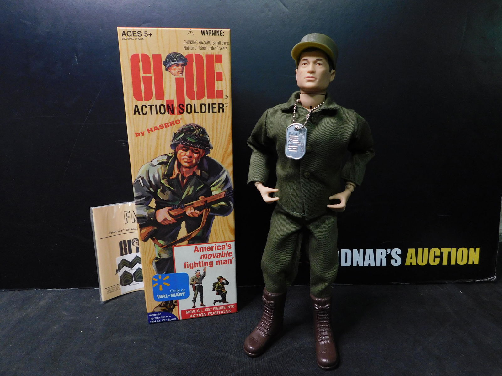 GI Joe Action Soldier Walmart Exclusive in Box: GI Joe 12" Action Soldier. Hasbro 2008. Walmart Exclusive in Box. You are bidding at a live sale, please read the terms and conditions. We are offering contact-less pick ups at our South Brunswick loc