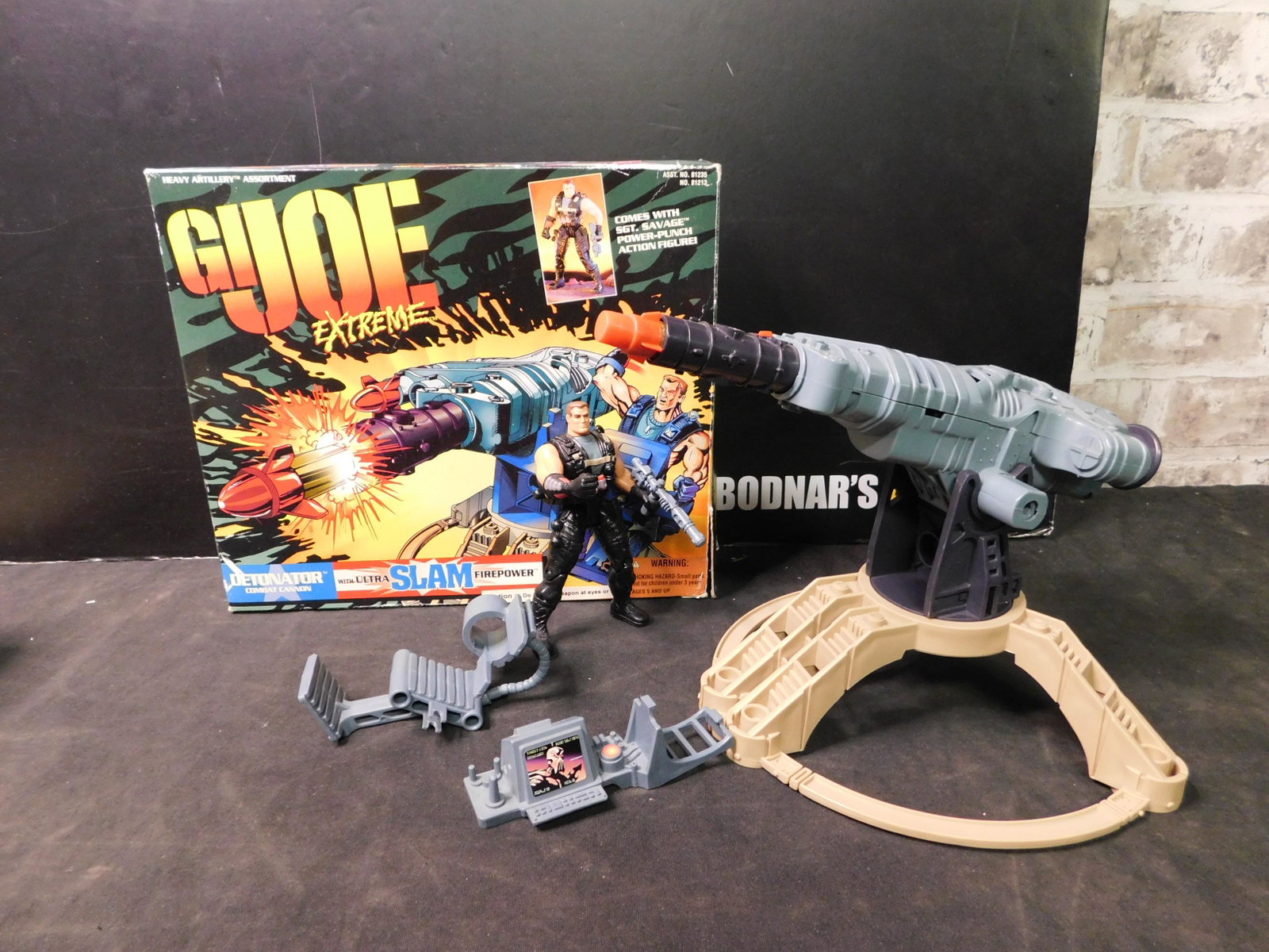 GI Extreme Detonator Combat Cannon in Box: GI Joe Extreme Detonator Combat Cannon with Box. Hasbro 1995. You are bidding at a live sale, please read the terms and conditions. We are offering contact-less pick ups at our South Brunswick locatio