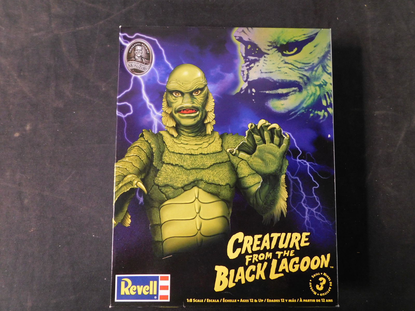 Creature from the Black Lagoon Model Kit - Revell: Revell Creature from the Black Lagoon Model Kit. All from private collector who disclosed to us that he just took off the factory seal to look at them and to the best of our knowledge we are selling t