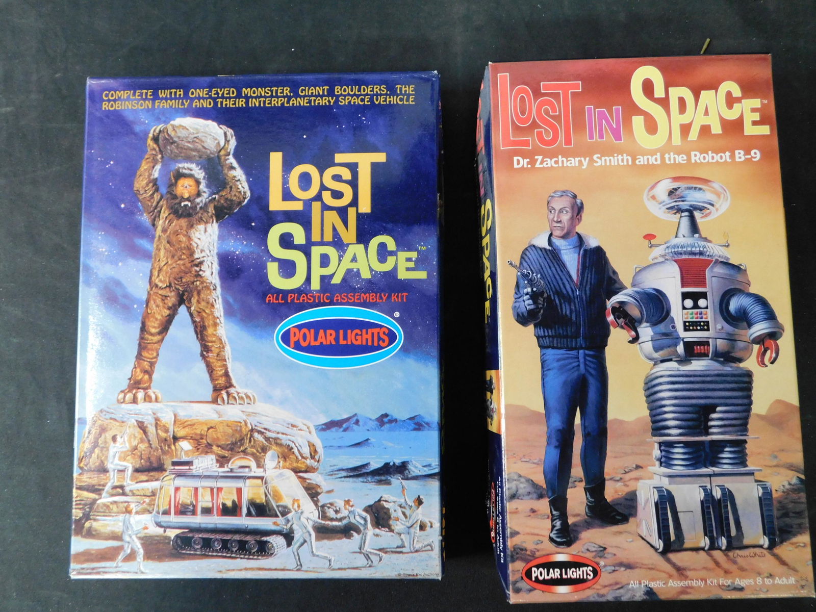 Lost in Space Model Kit Lot of 2: Polar Lights Lost in Space Model Kit Lot of 2. All from private collector who disclosed to us that he just took off the factory seal to look at them and to the best of our knowledge we are selling the