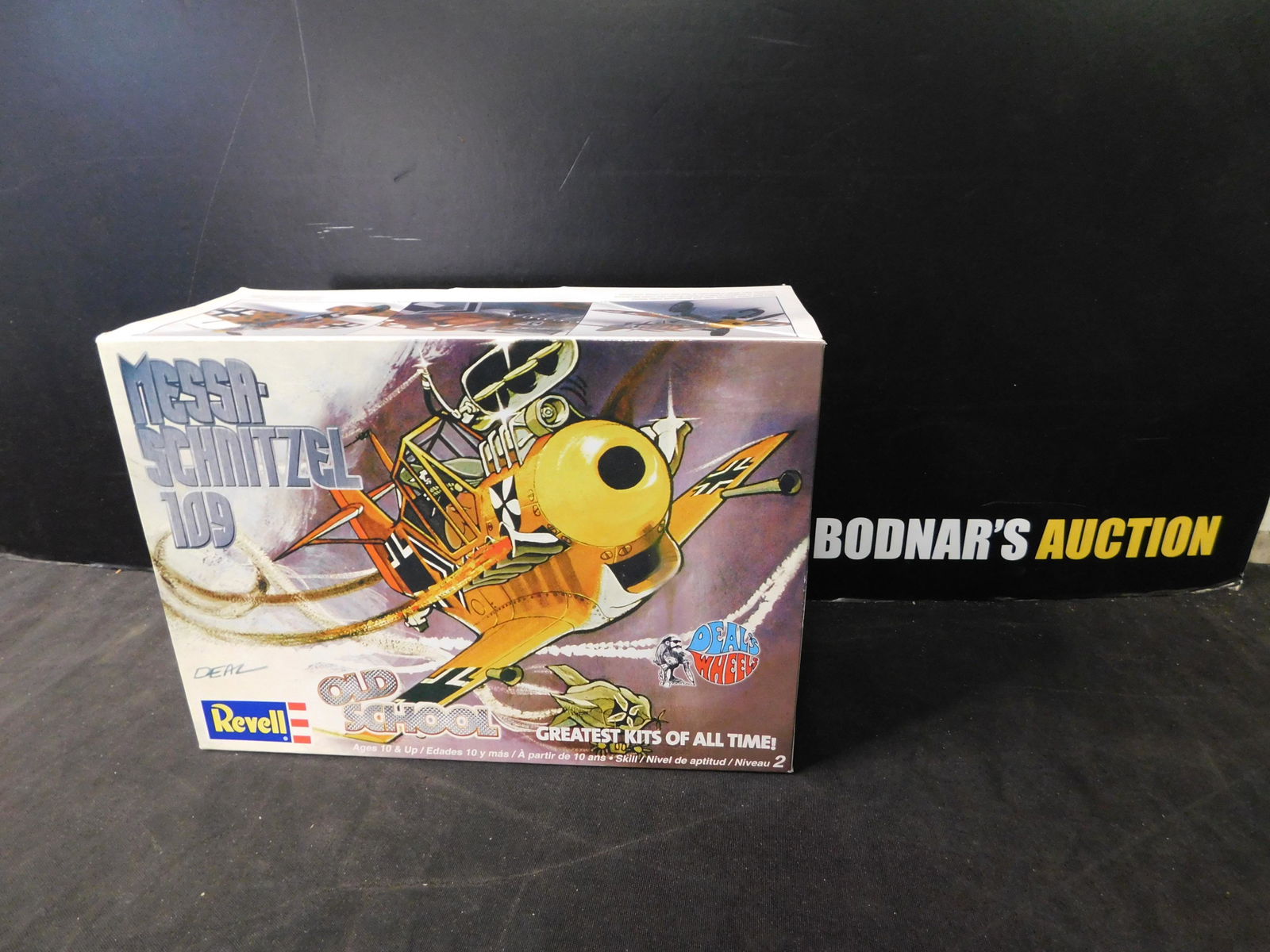 Revell Messa Schnitzel 109: Revell Old School Model Kit - Messa Schnitzel 109. All from private collector who disclosed to us that he just took off the factory seal to look at them and to the best of our knowledge we are selling