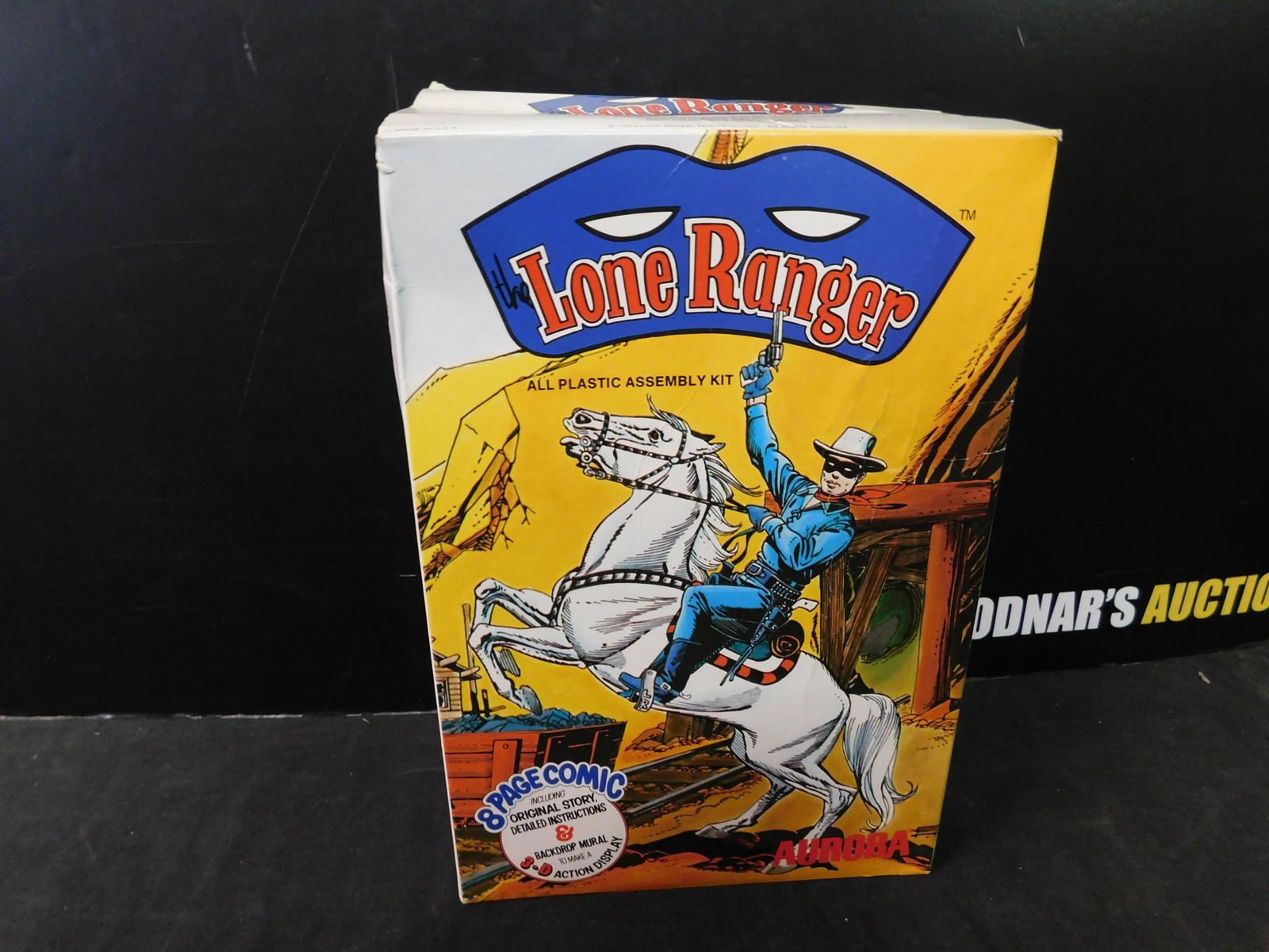Vintage Aurora The Lone Ranger Model Kit: Aurora Comic Scenes The Lone Ranger Model Kit. 1974. All from private collector who disclosed to us that he just took off the factory seal to look at them and to the best of our knowledge we are selli