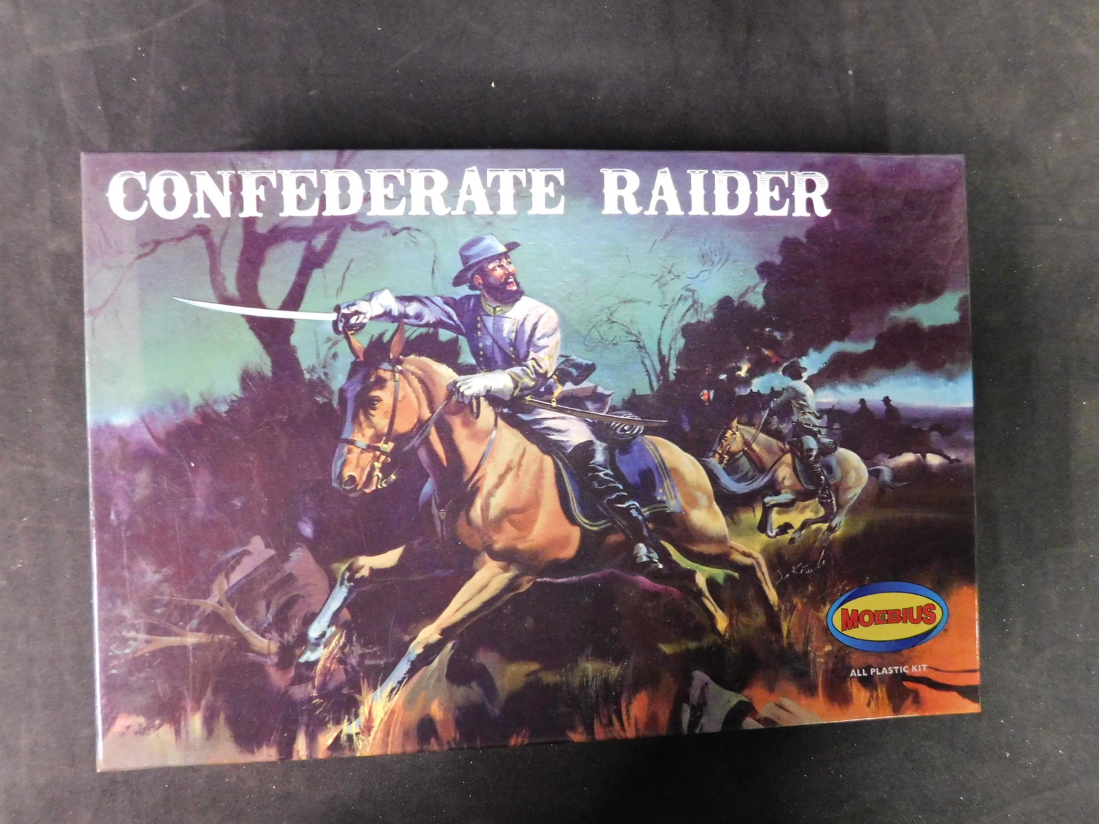 Moebius Confederate Raider Model Kit: Moebius Confederate Raider Model Kit. All from private collector who disclosed to us that he just took off the factory seal to look at them and to the best of our knowledge we are selling them as comp