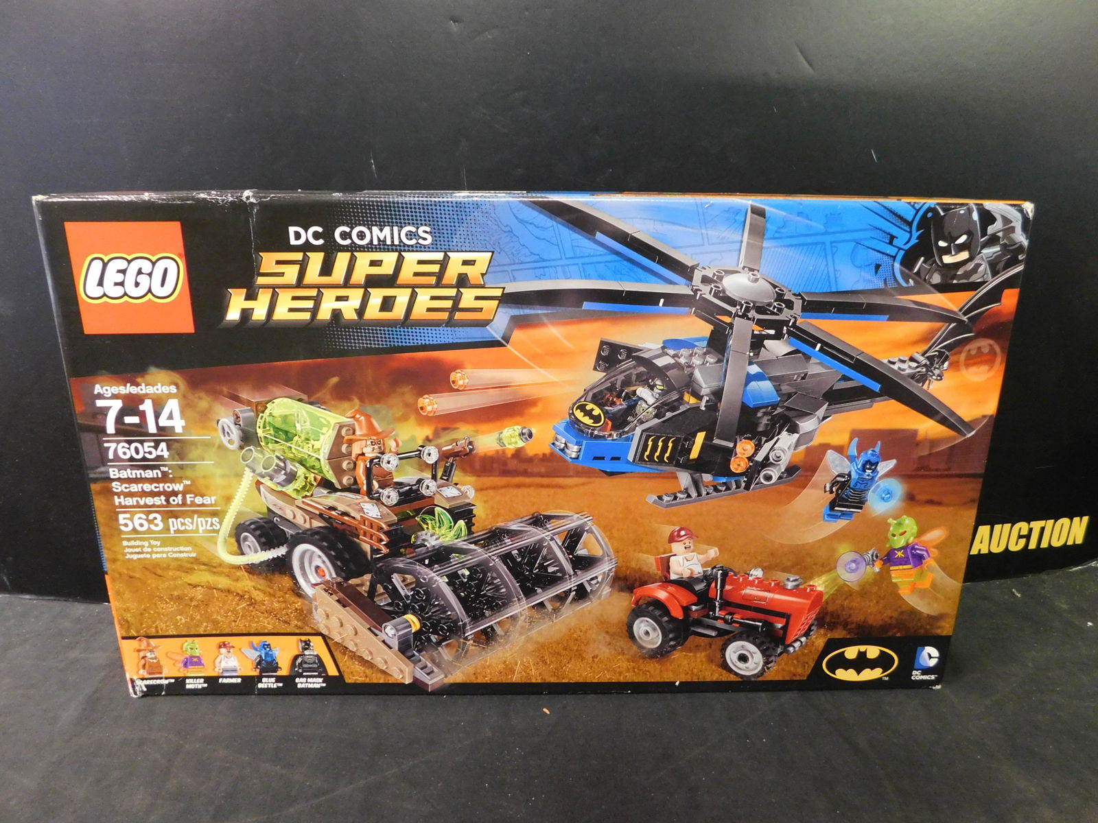 Lego DC Comics Batman Scarecrow Harvest of Fear: Lego DC Comics Batman Scarecrow Harvest of Fear. The Legos came from a collector's estate. He had them displayed and for selling purposes he took them apart and put them back into baggies. We can say