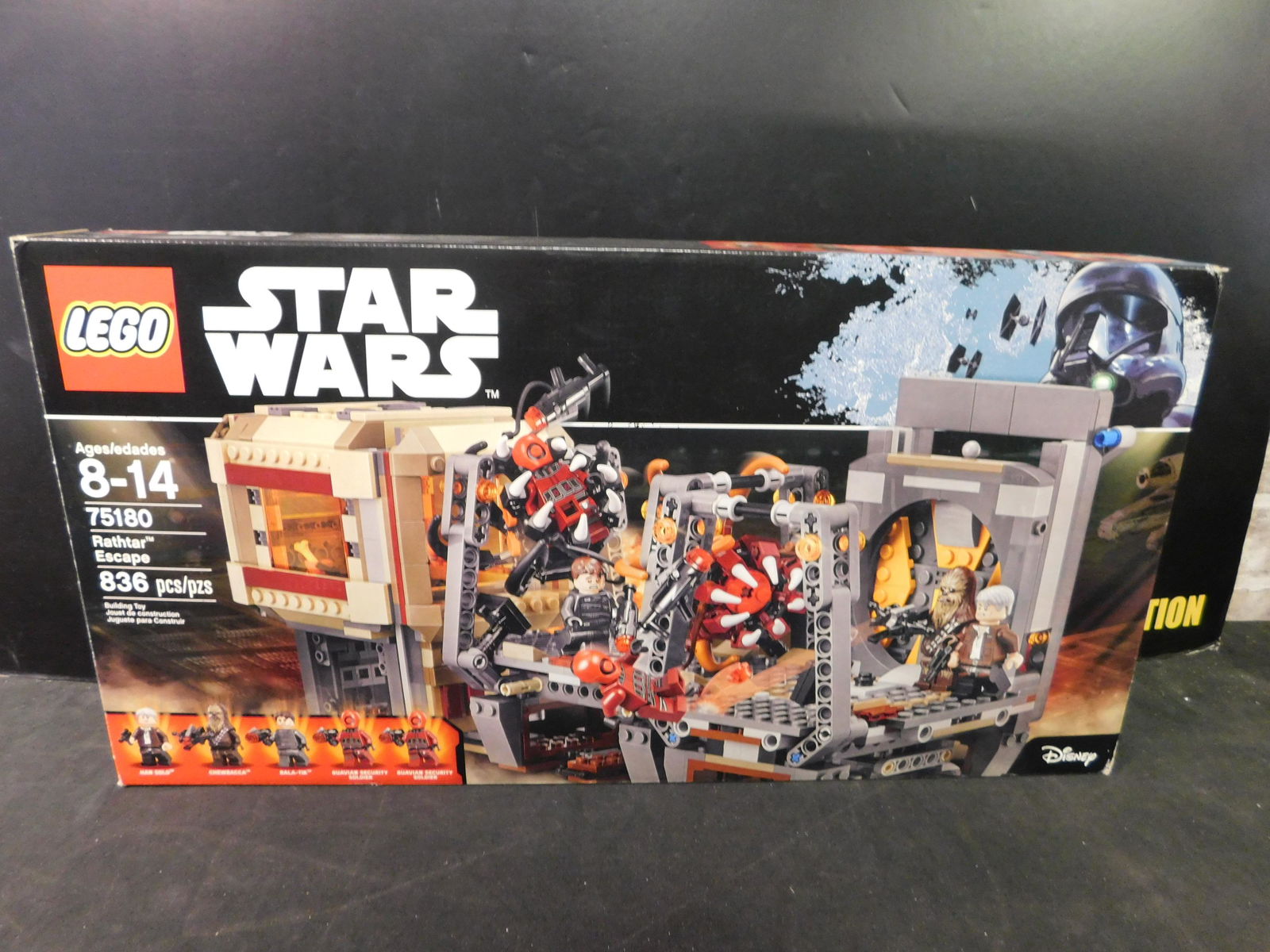 Lego Star Wars Rathtar Escape: Lego Star Wars Rathtar Escape. The Legos came from a collector's estate. He had them displayed and for selling purposes he took them apart and put them back into baggies. We can say we are pretty sure