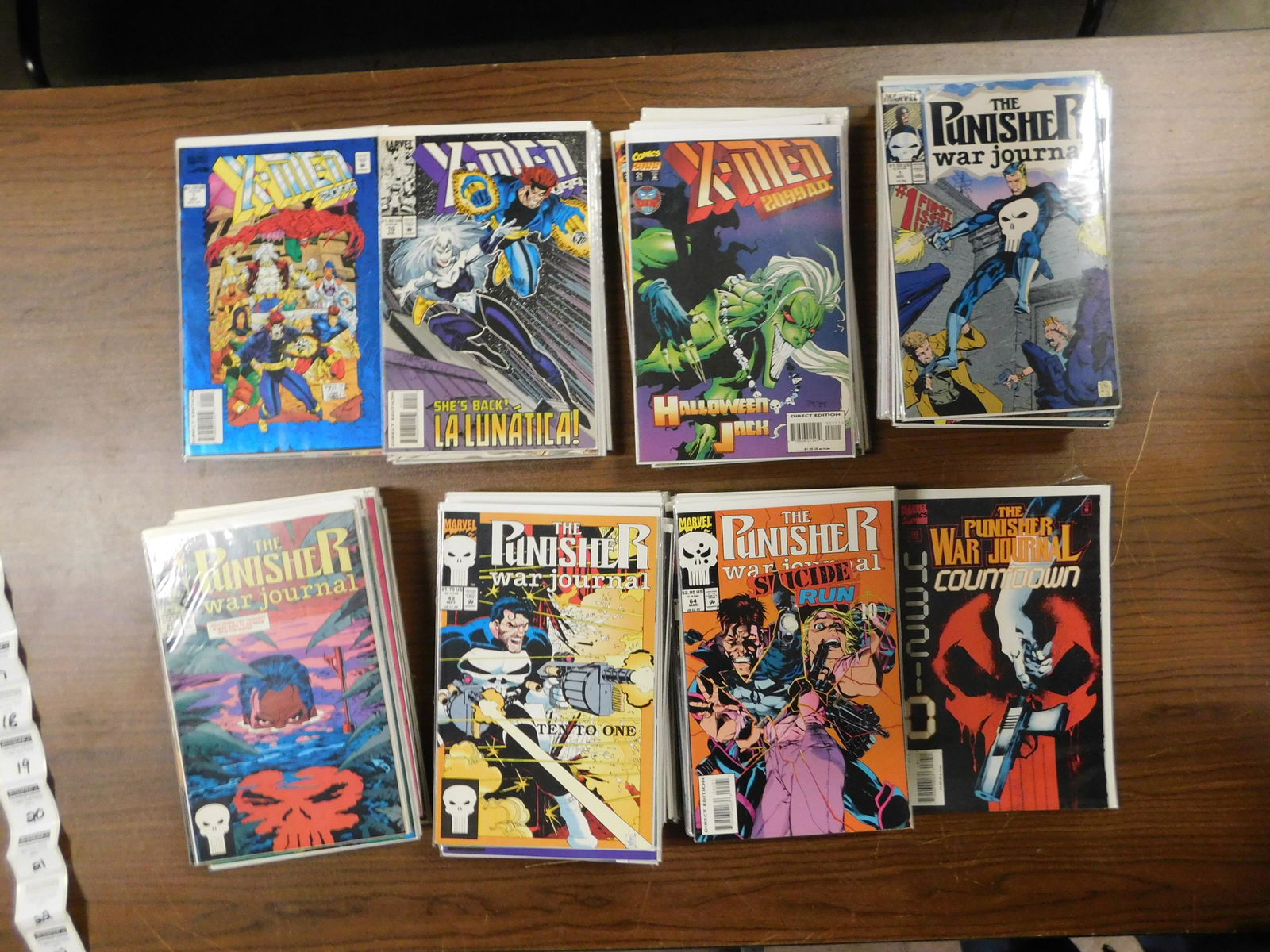 Short Box of X-Men 2099 and Punisher War Journal Comic (1 of 2)