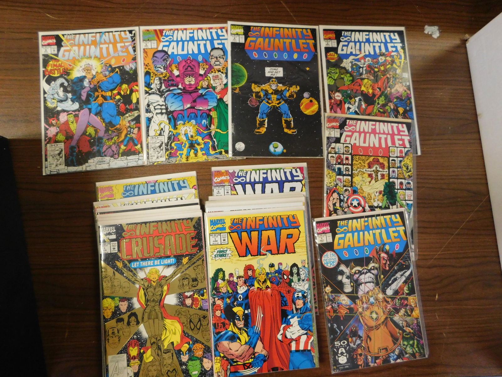 Infinity Gauntlet, War and Crusade Comic Book Lot (1 of 1)
