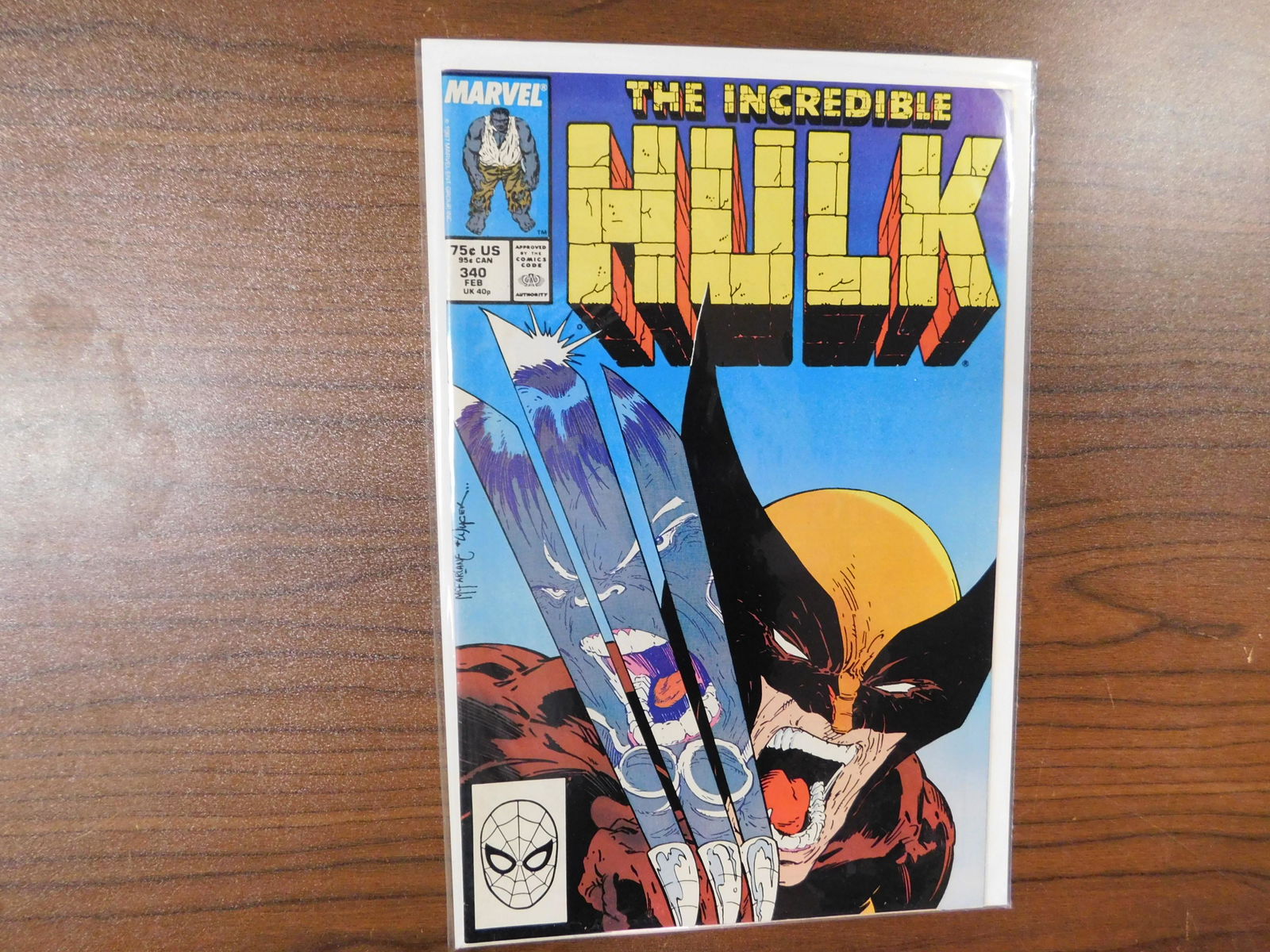 Incredible Hulk #340 with McFarlane Cover (1 of 1)