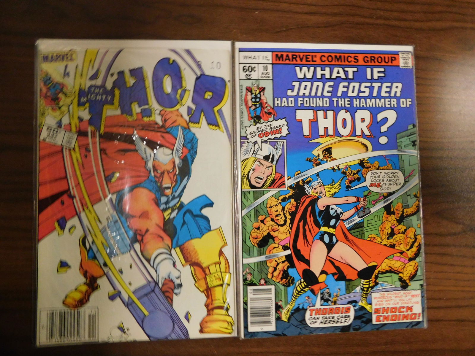 Mighty Thor #337 and What if? #10 Comic Lot (1 of 1)