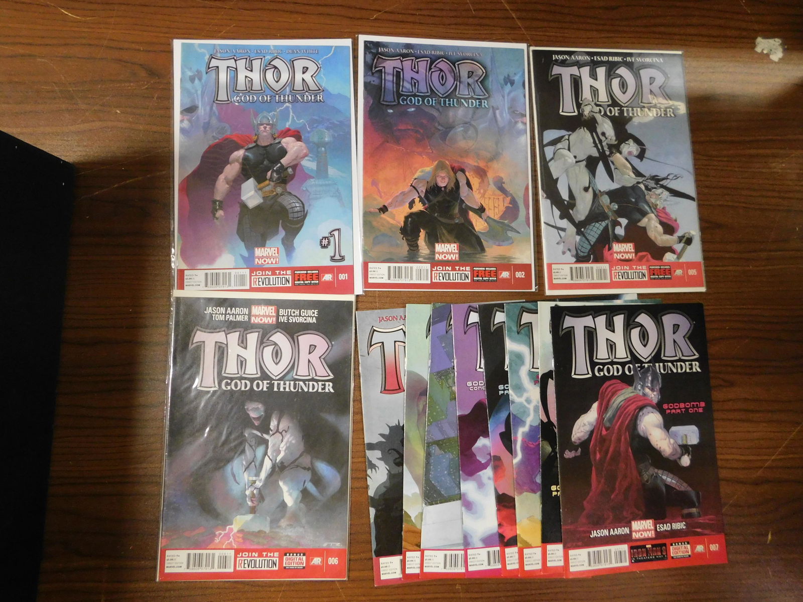 Lot of Thor God Of Thunder, including #4, #5, #6. (1 of 1)