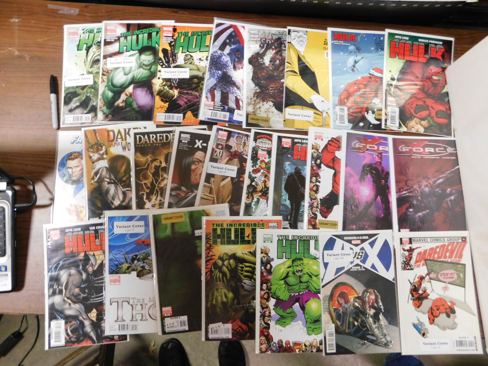 Lot of 25 Marvel Variant Covers Comics (1 of 1)