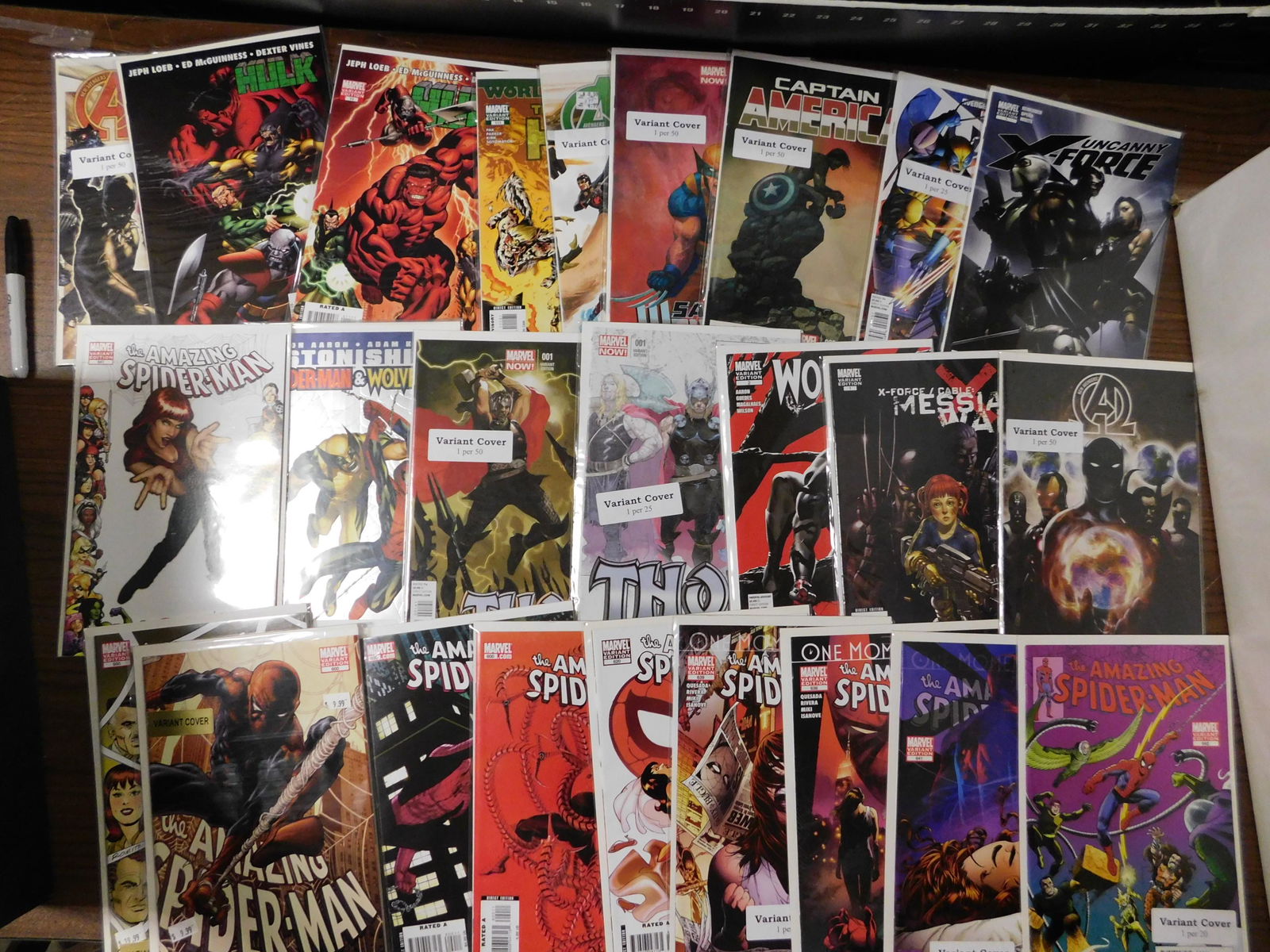 Lot of 25 Amazing Spider-Man Variant Covers Comics (1 of 1)