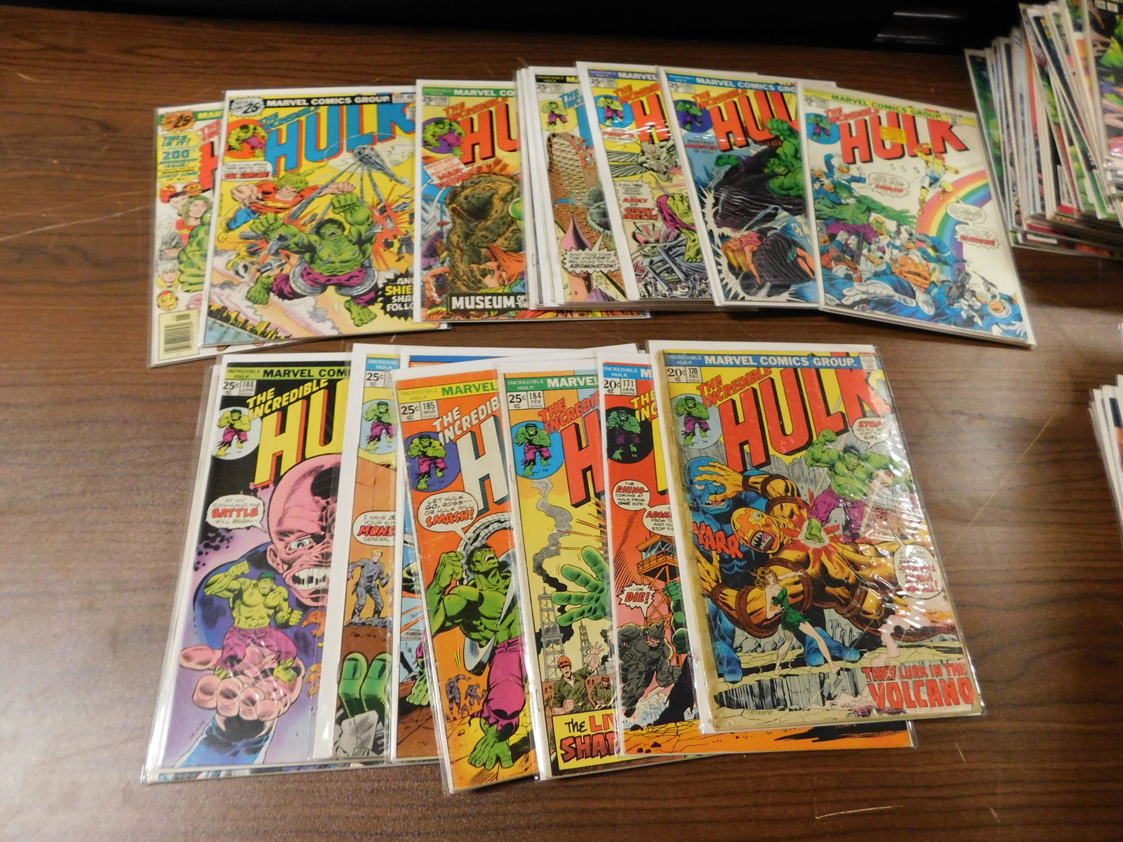 Incredible Hulk 1st Series Comic Book Lot (1 of 2)