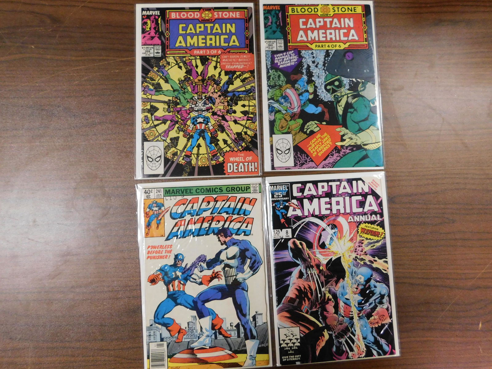 4pc Captain America Key Issues Comic Lot (1 of 1)