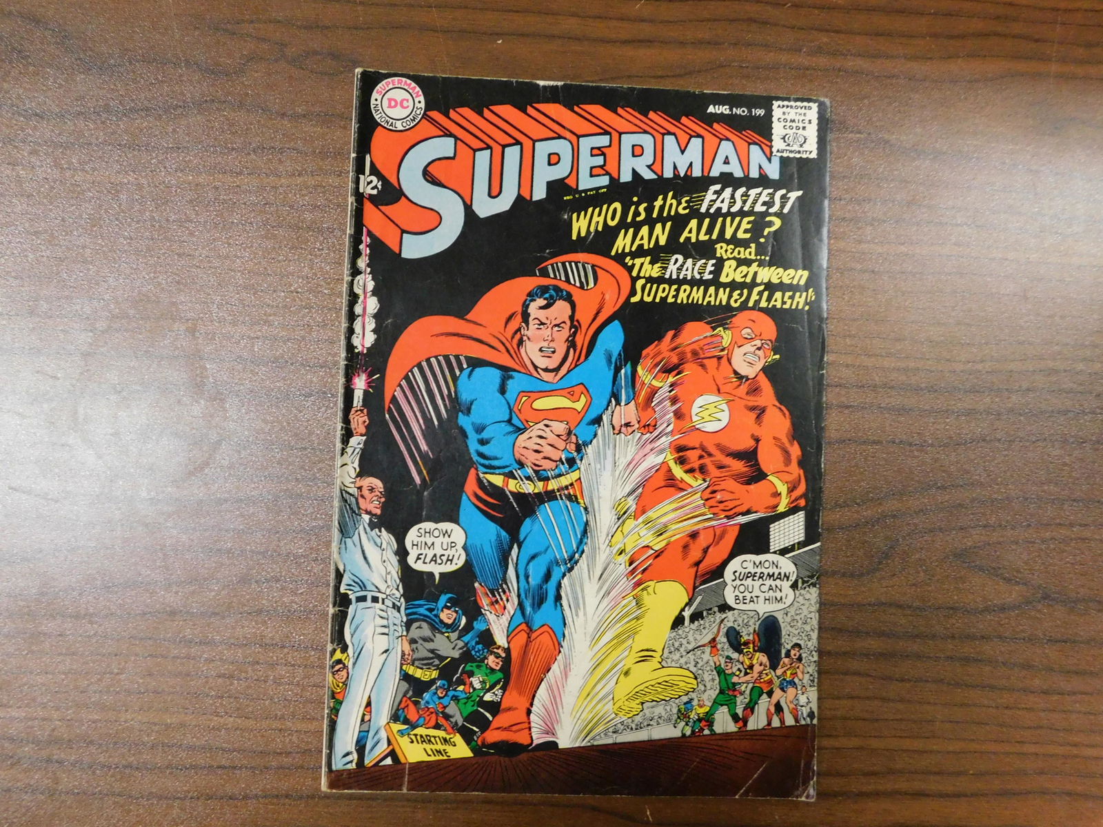 Superman Races the Flash Comic #199 (1 of 1)