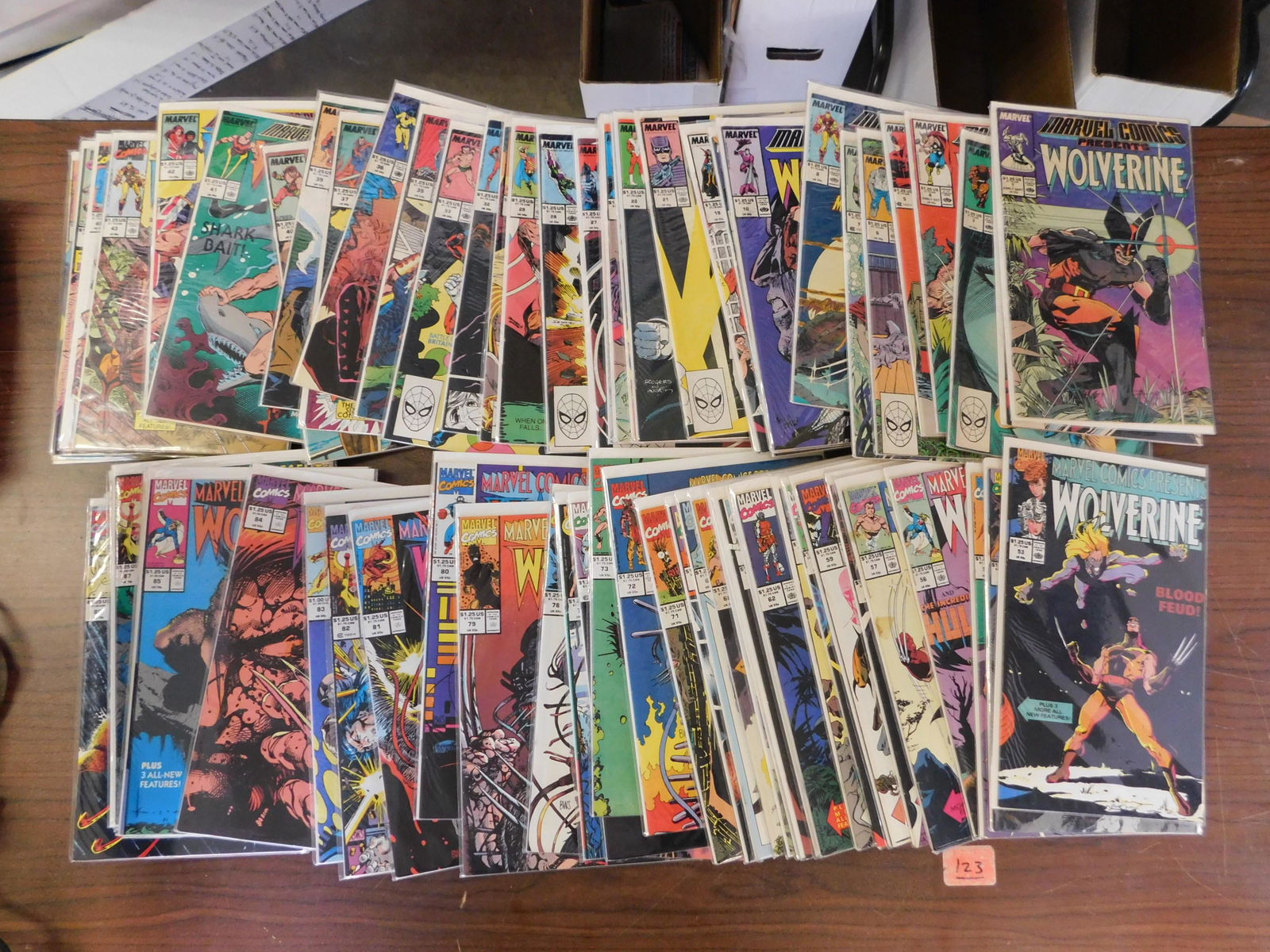 Short Box Full of Marvel Comics Presents (1 of 3)
