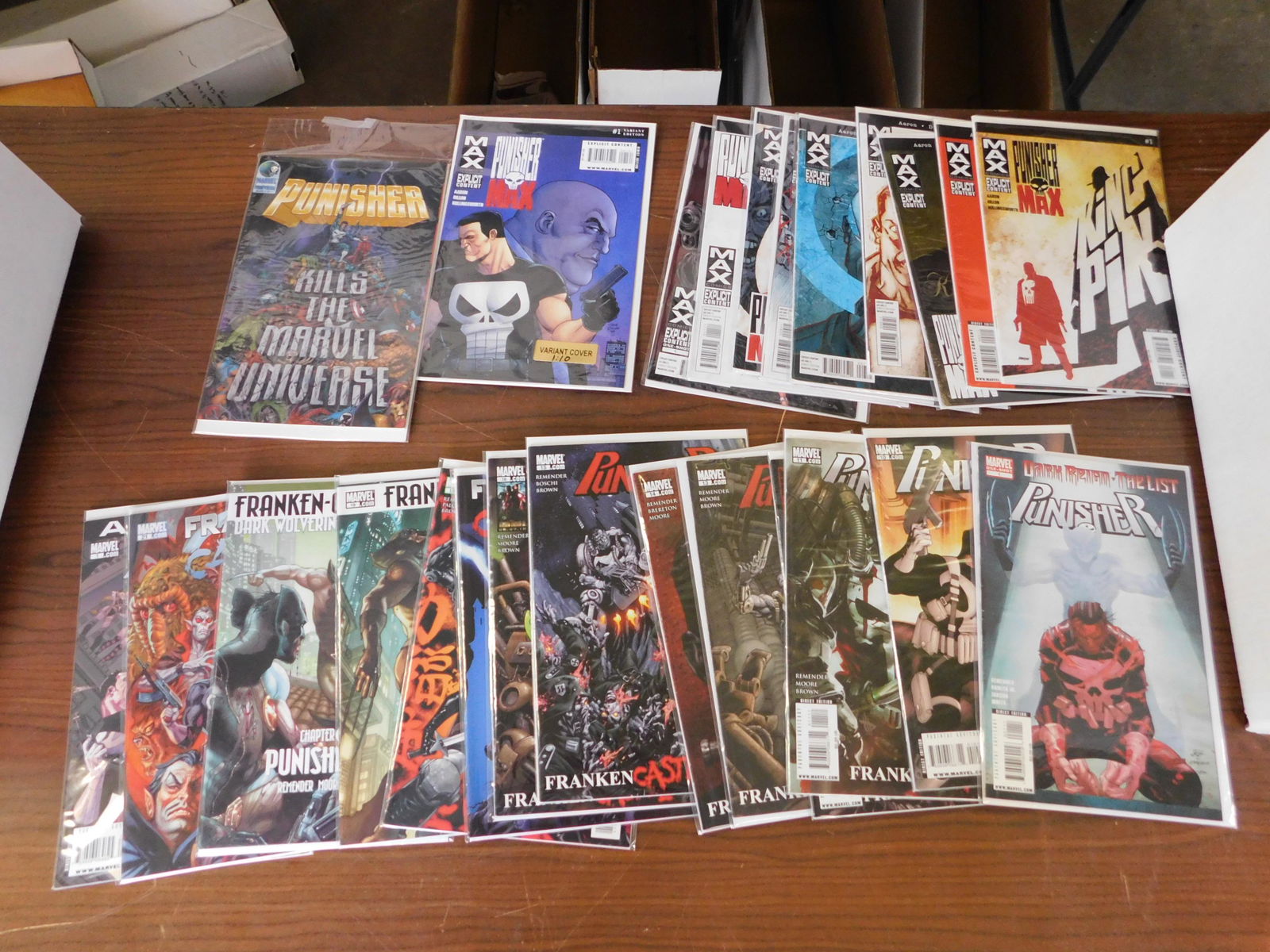 Lot of Punisher Comics including Punisher Kills the (1 of 3)