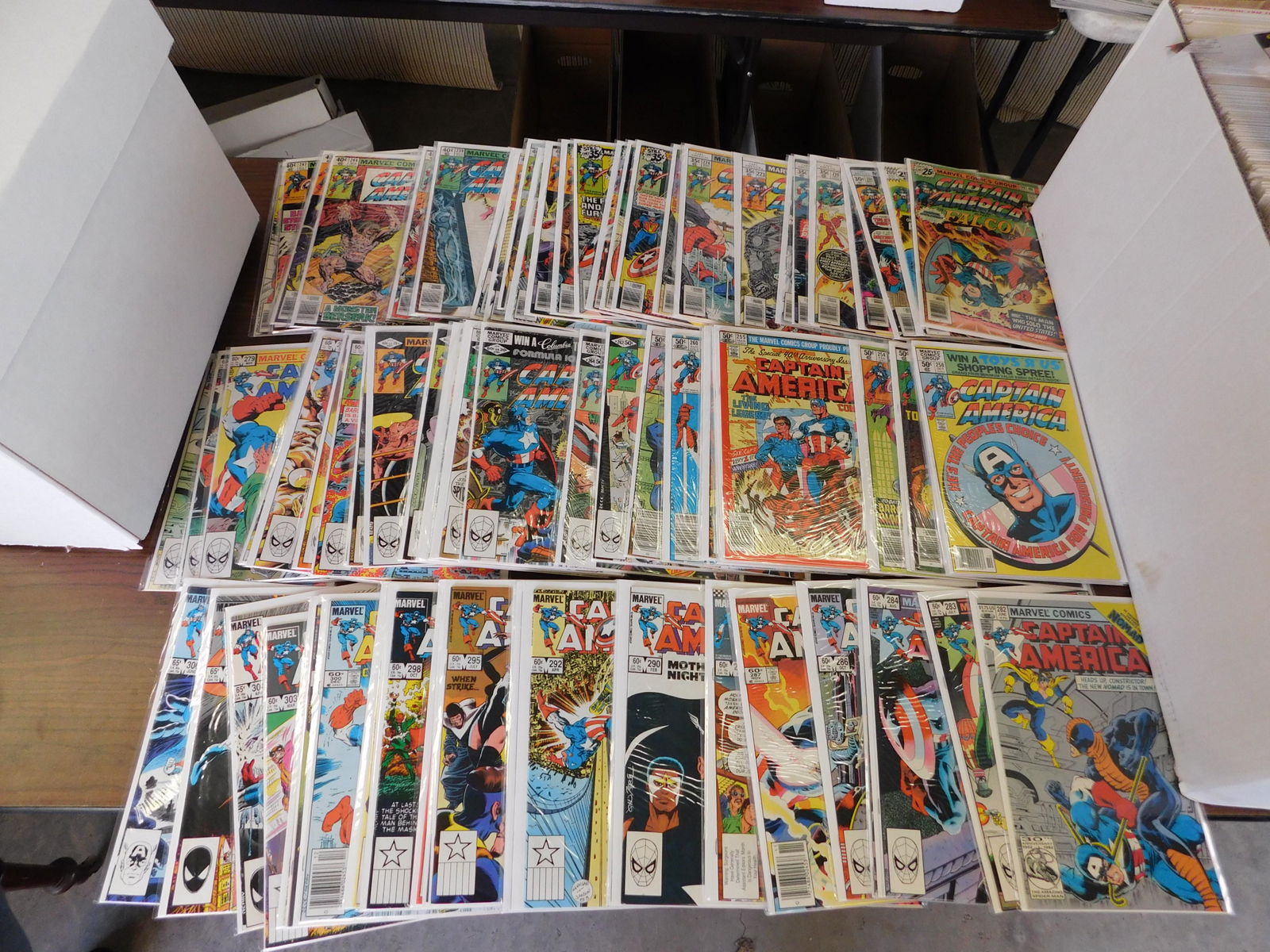 Captain America Comic Book Lot - Nearly Full Run (1 of 2)