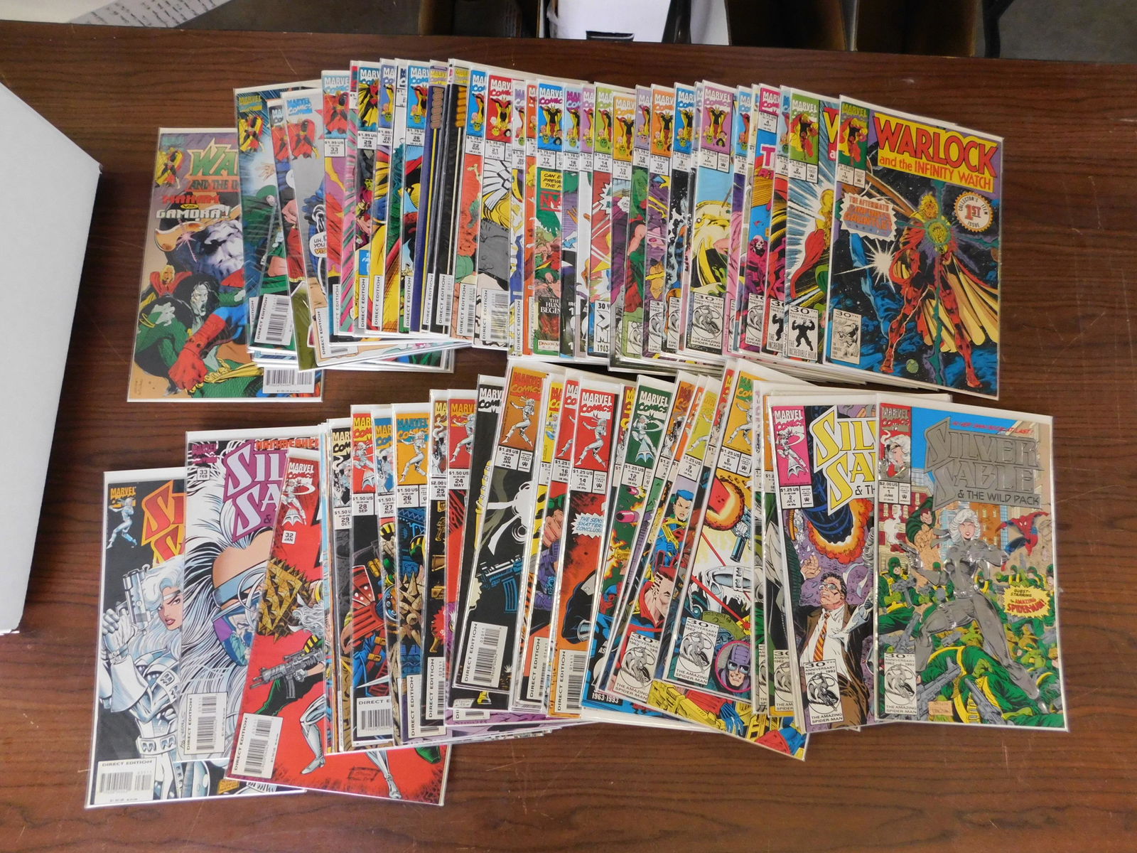 Adam Warlock and Silver Sable Comic Book Lot (1 of 2)