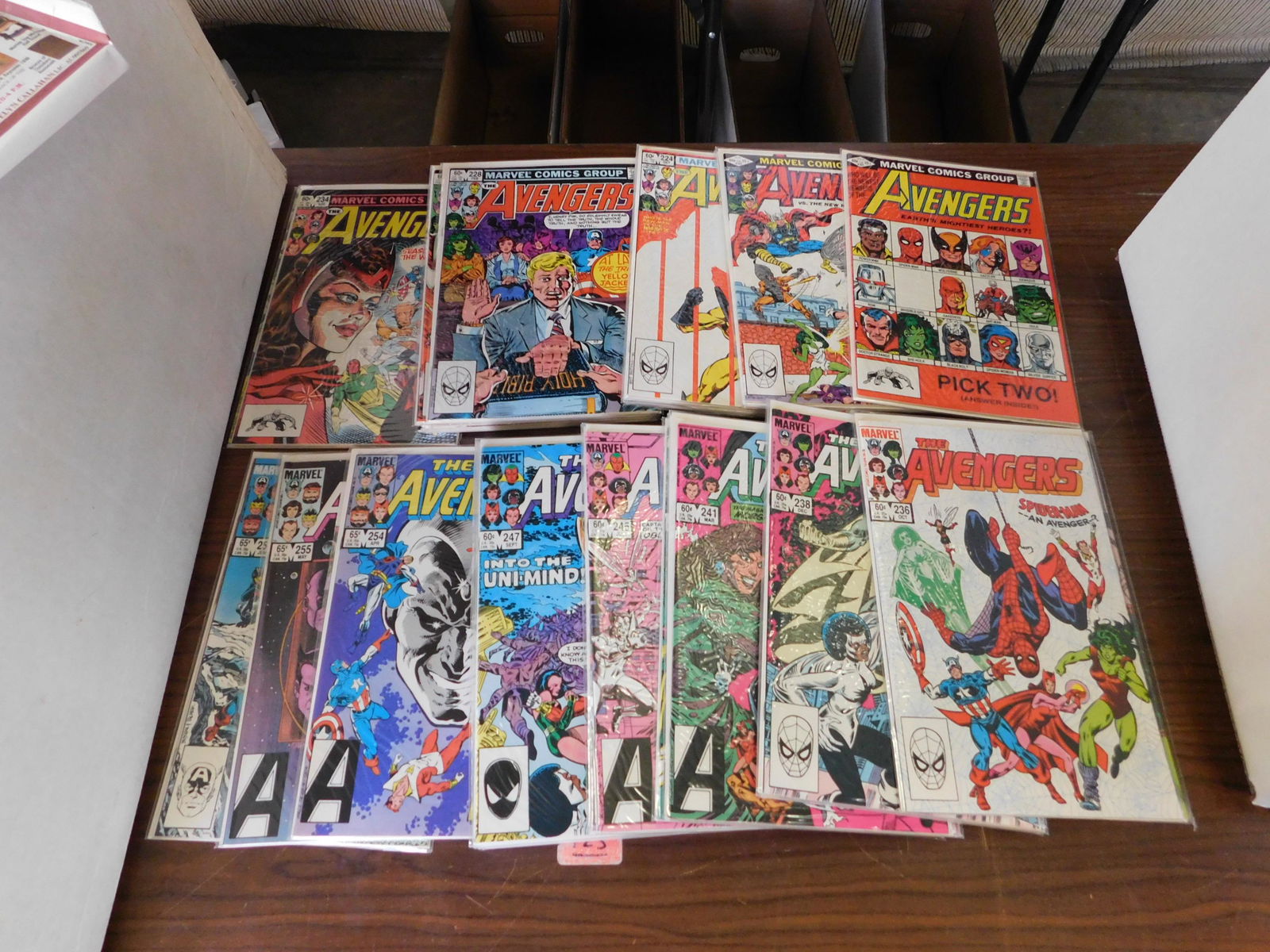 The Avengers Comic Book Lot - Full Run #221-256 (1 of 2)