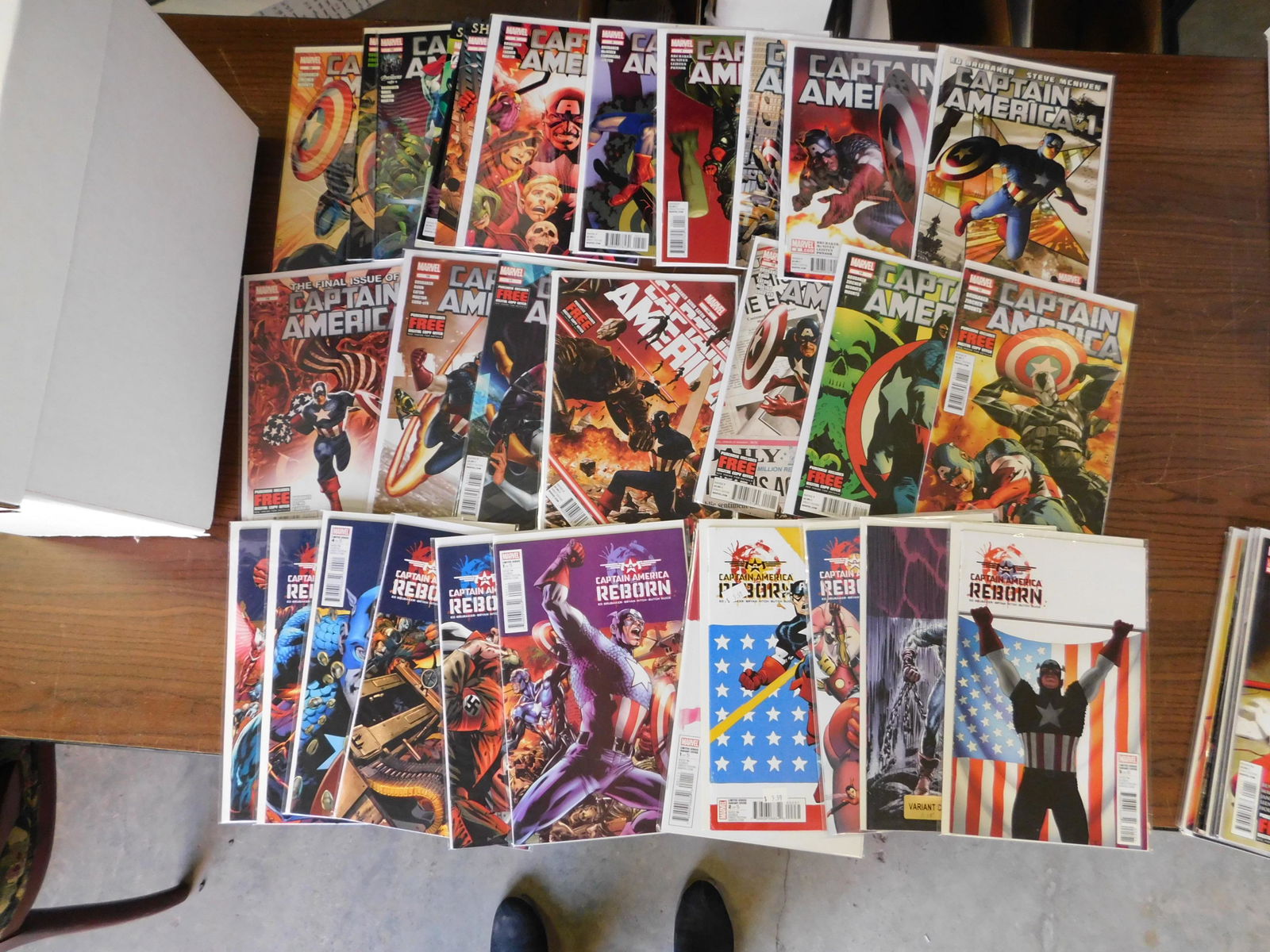 Captain America Comic Book Lot including Brubaker and (1 of 2)