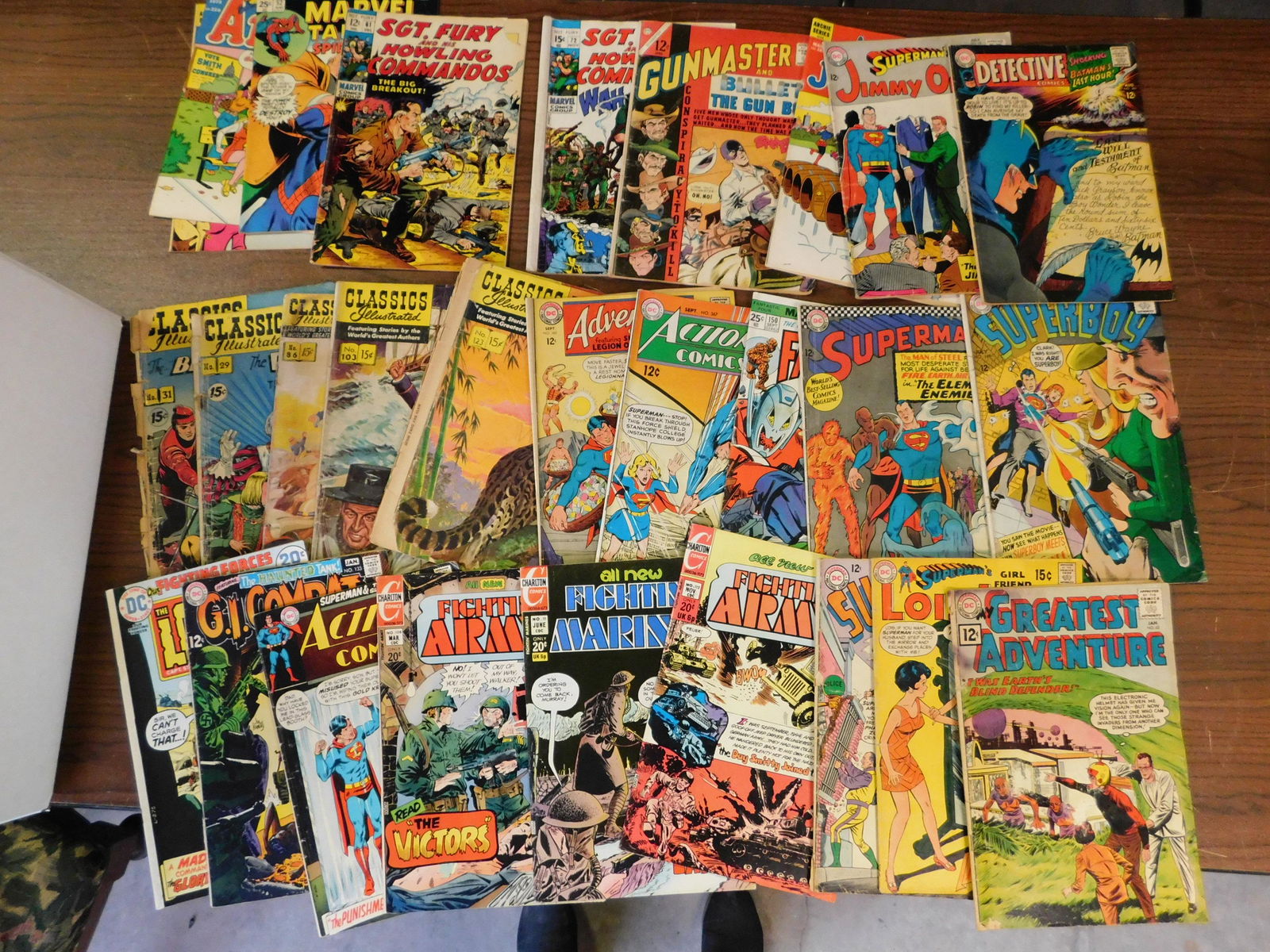 Lot of Silver Age Comics including Detective and (1 of 3)