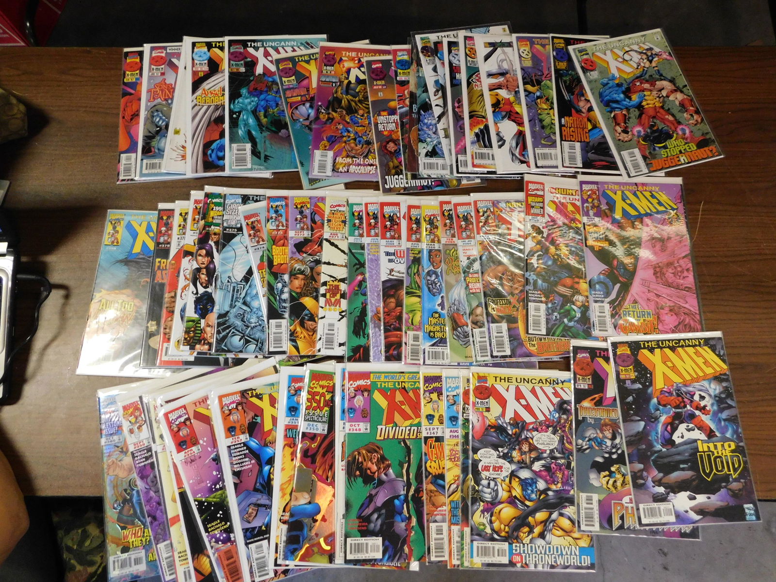 The Uncanny X-Men Comic Book Lot - Full Run #322-380 (1 of 2)