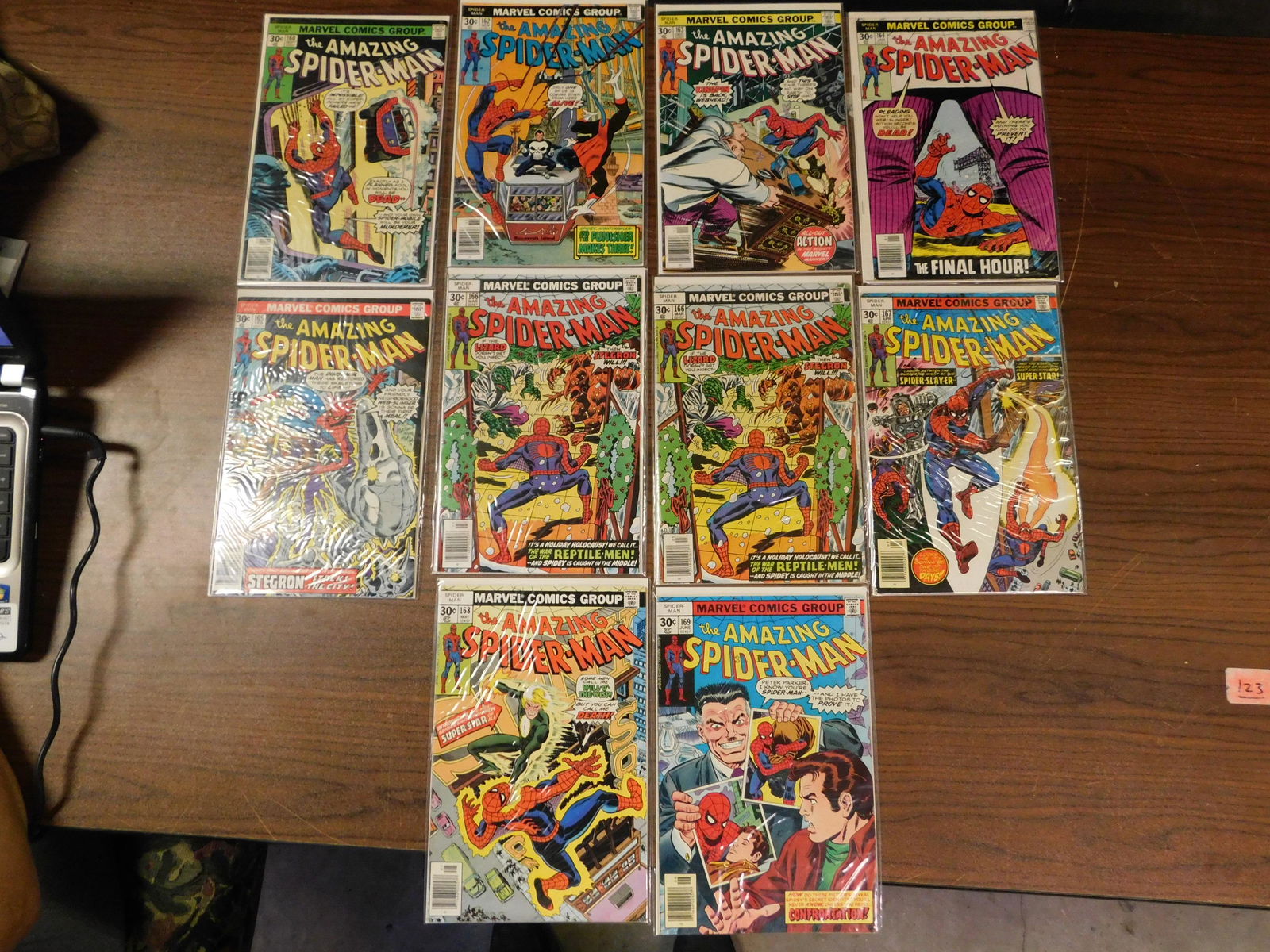 The Amazing Spider-Man Comic Lot #160-169 - Nearly Full (1 of 2)