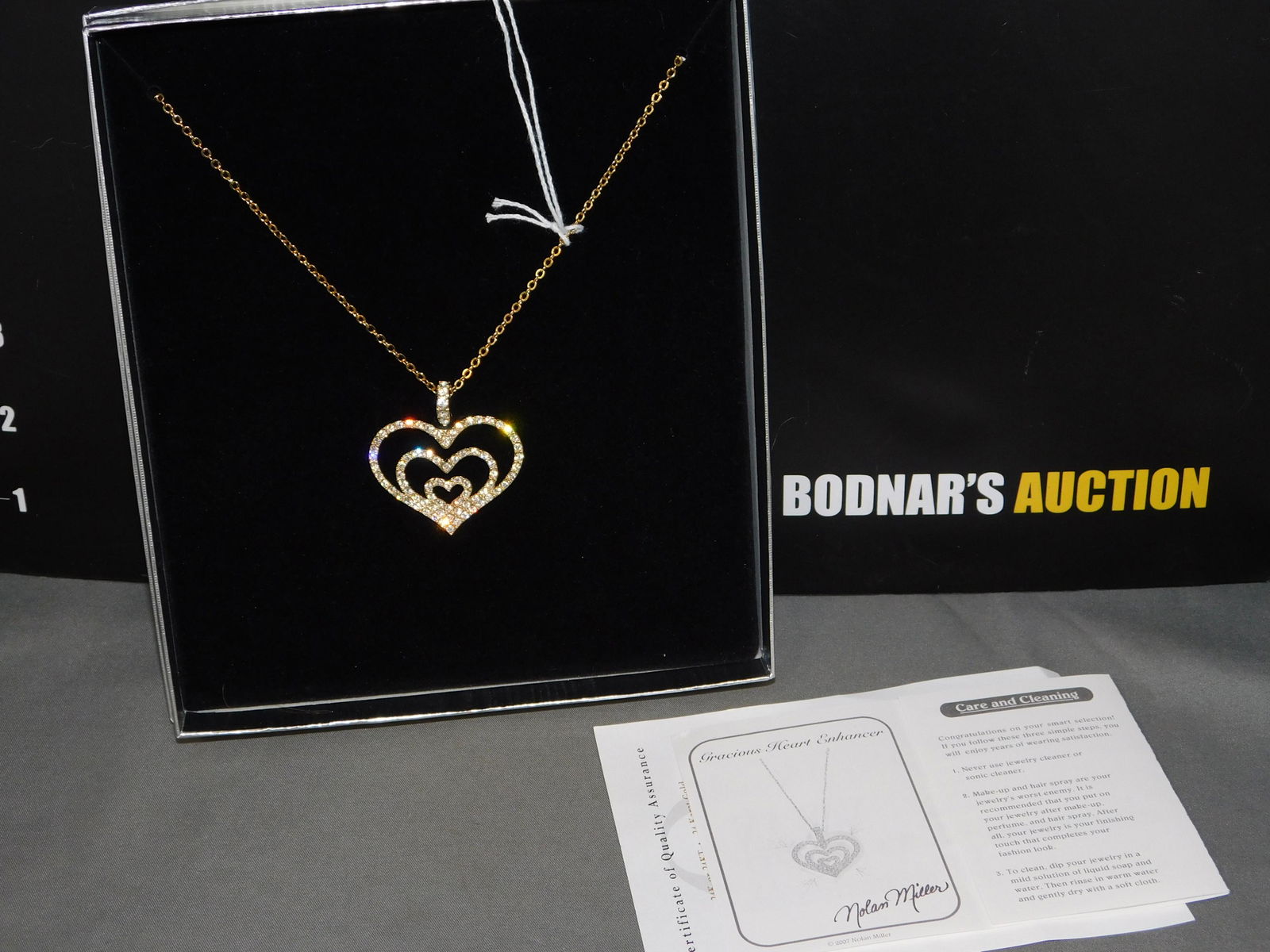 Nolan Miller Heart Necklace (1 of 2)