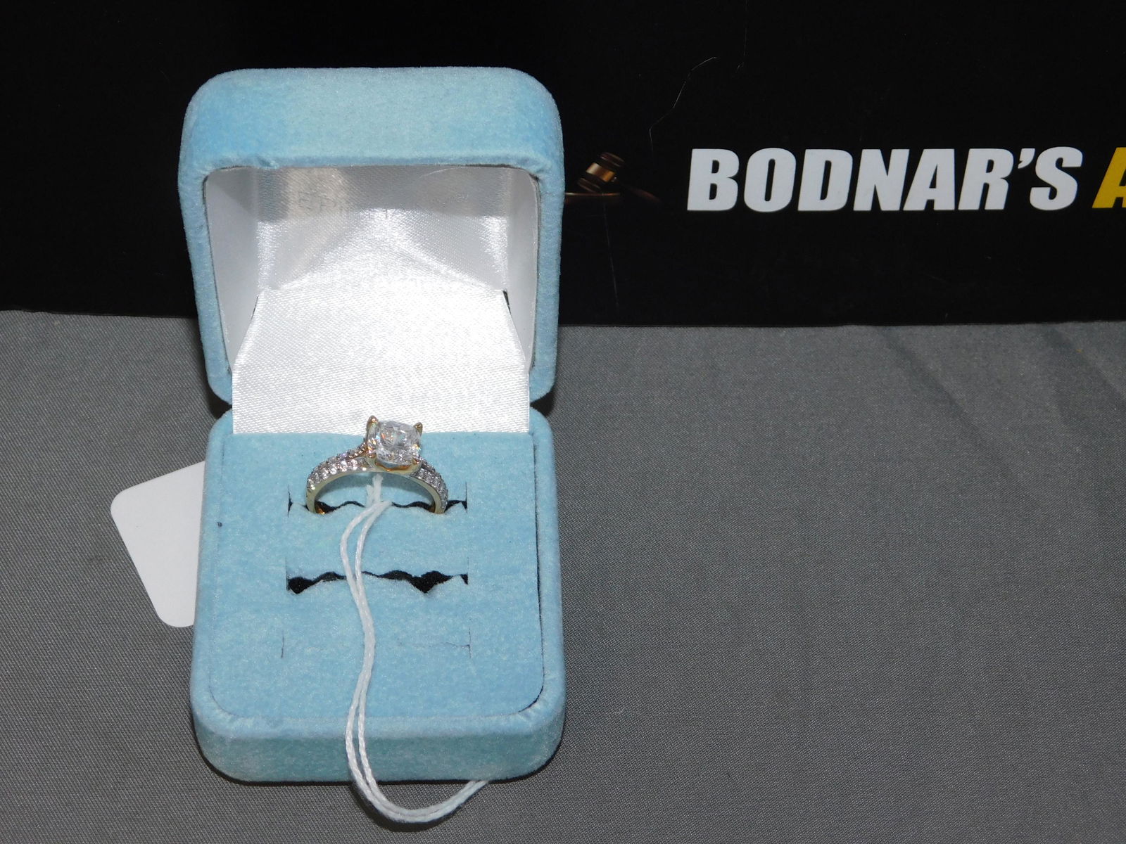 14K & Cubic Zirconia Engagement Ring (1 of 2)