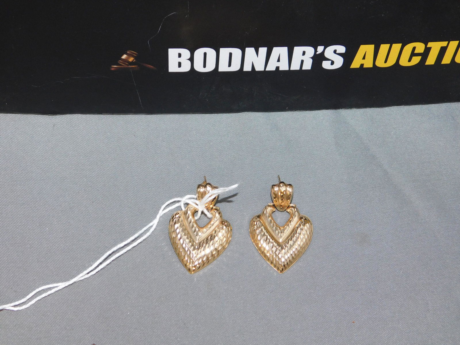 14K Etched Earrings (1 of 2)