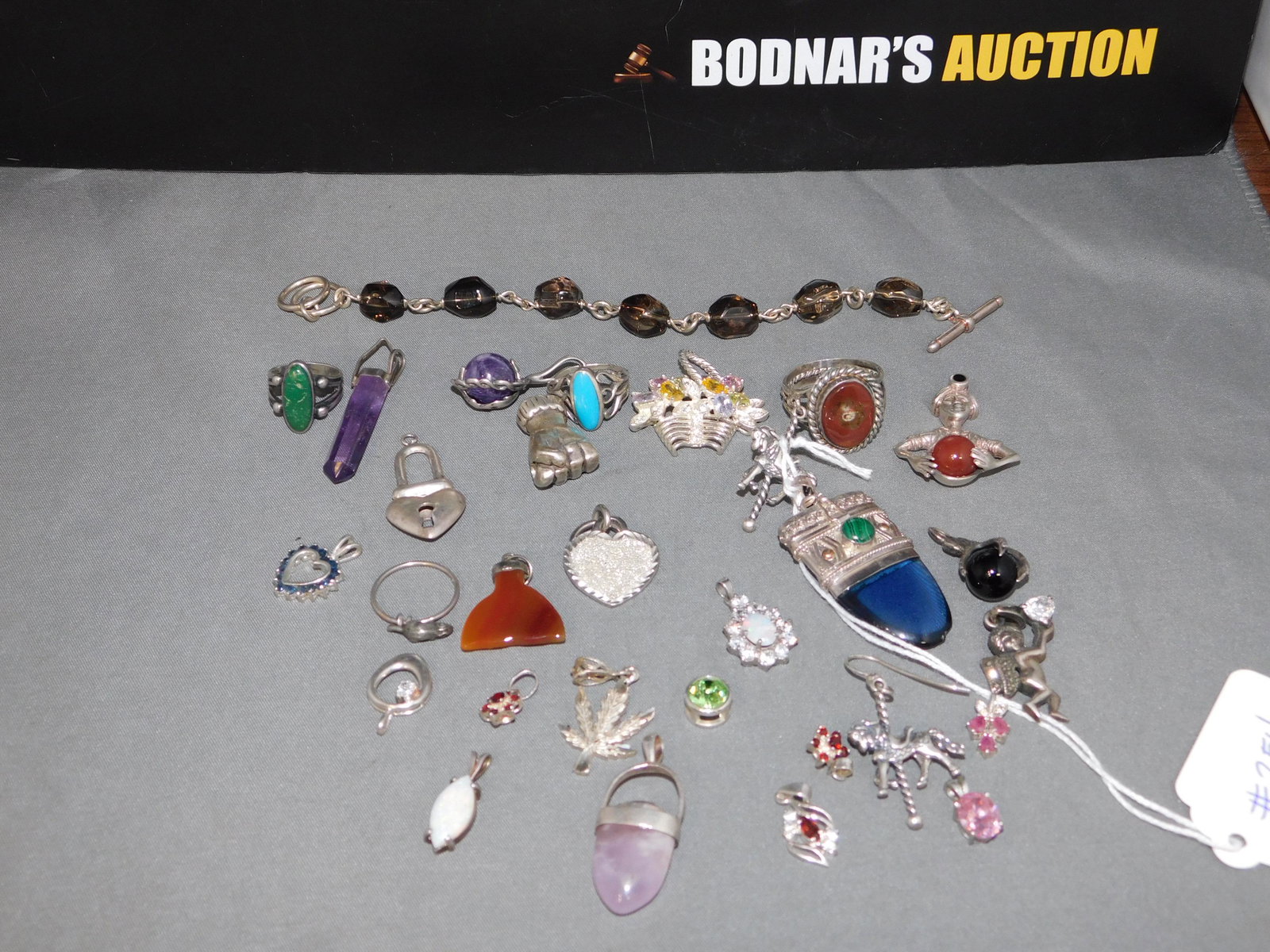 Lot of Silver Tone Jewelry (1 of 2)