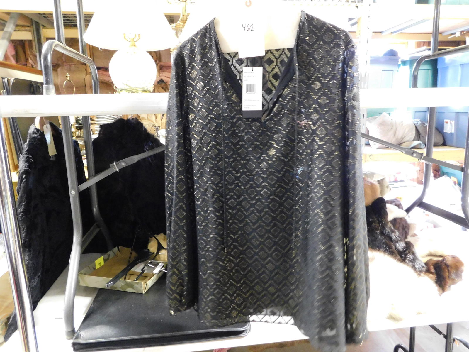 Lafayette 148 Black and Gold Blouse - NWT (1 of 2)