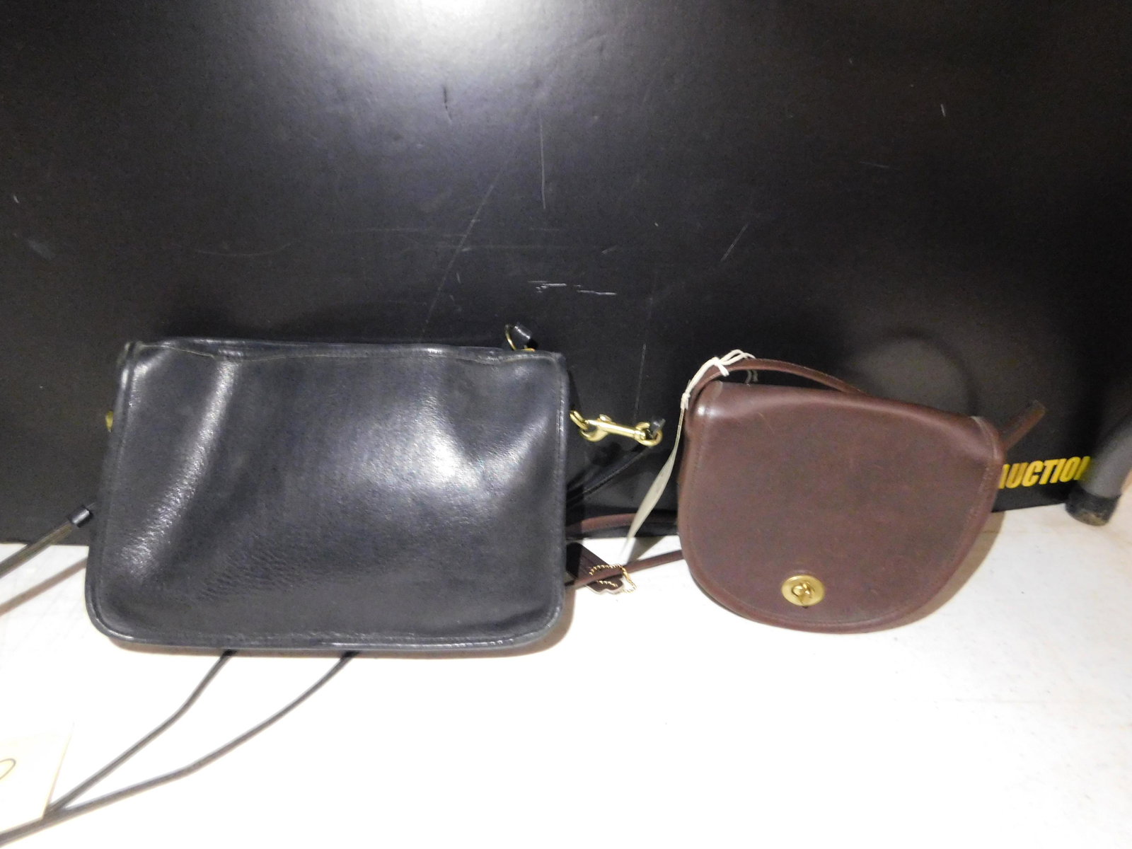 2 Vintage Leather Coach Bags (1 of 3)