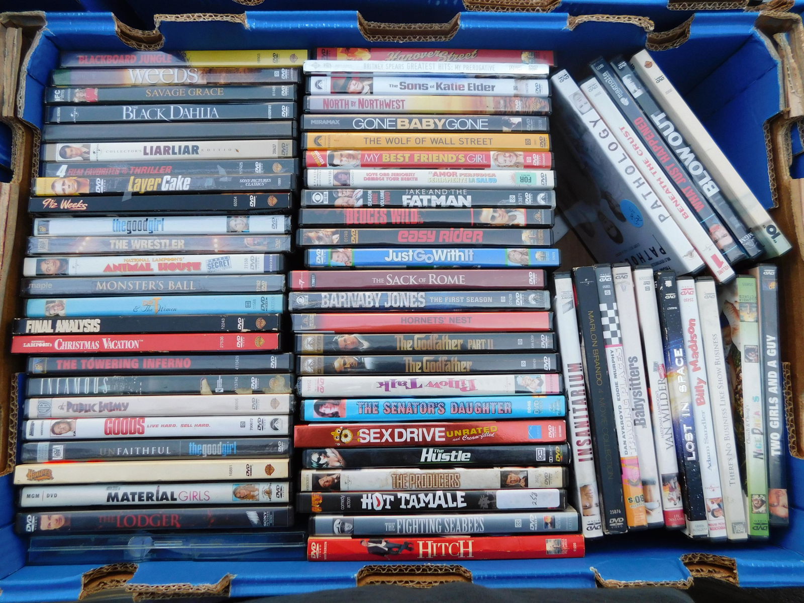 Large Lot of DVD's movies: Large Lot of DVD's movies. Mixed titles some may be factory sealed. This sale will be broadcast live on sale day with an auctioneer and caller calling full descriptions of each lot being sold, as well