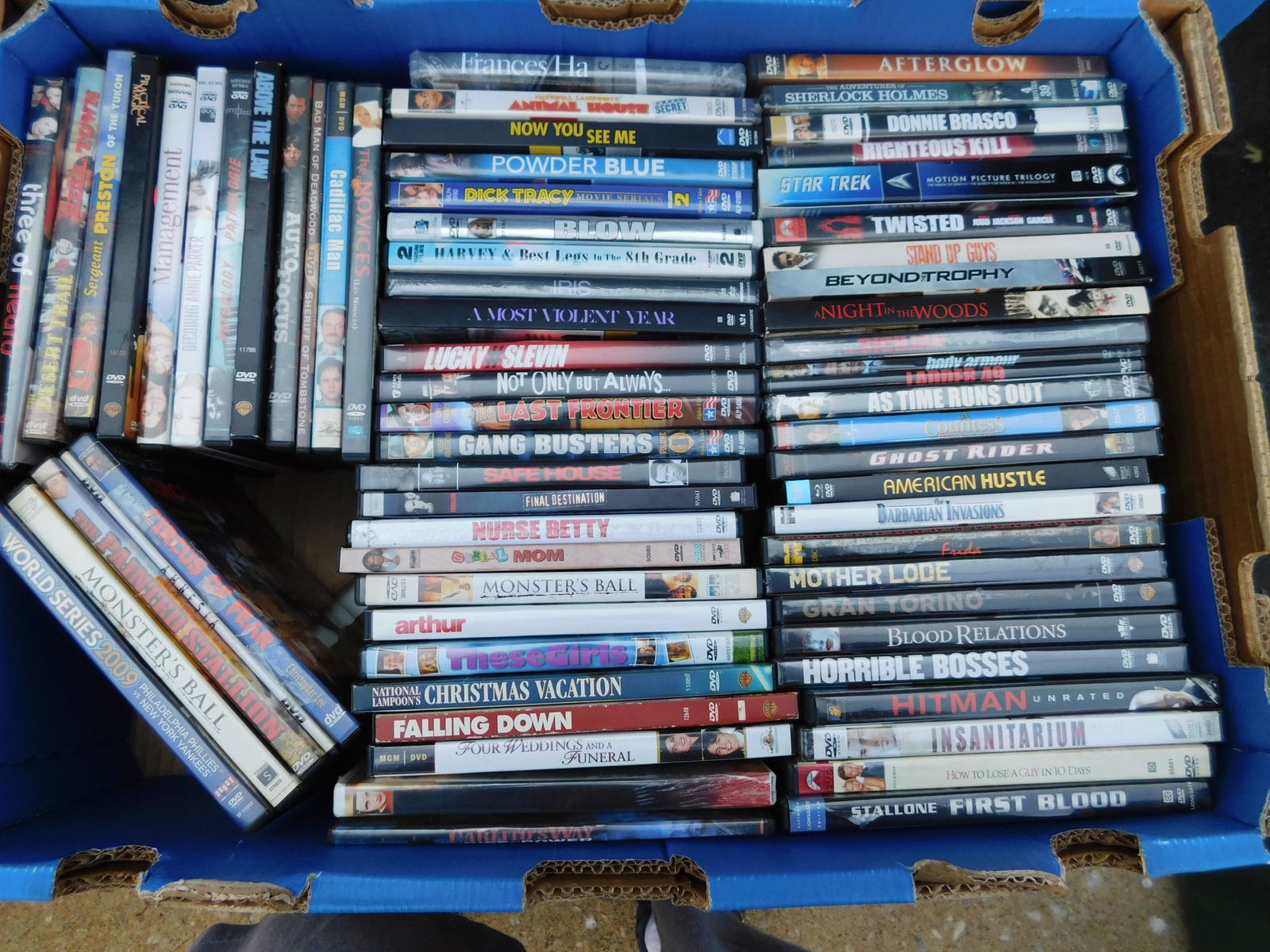Large Lot of DVD's movies: Large Lot of DVD's movies. Mixed titles some may be factory sealed. This sale will be broadcast live on sale day with an auctioneer and caller calling full descriptions of each lot being sold, as well