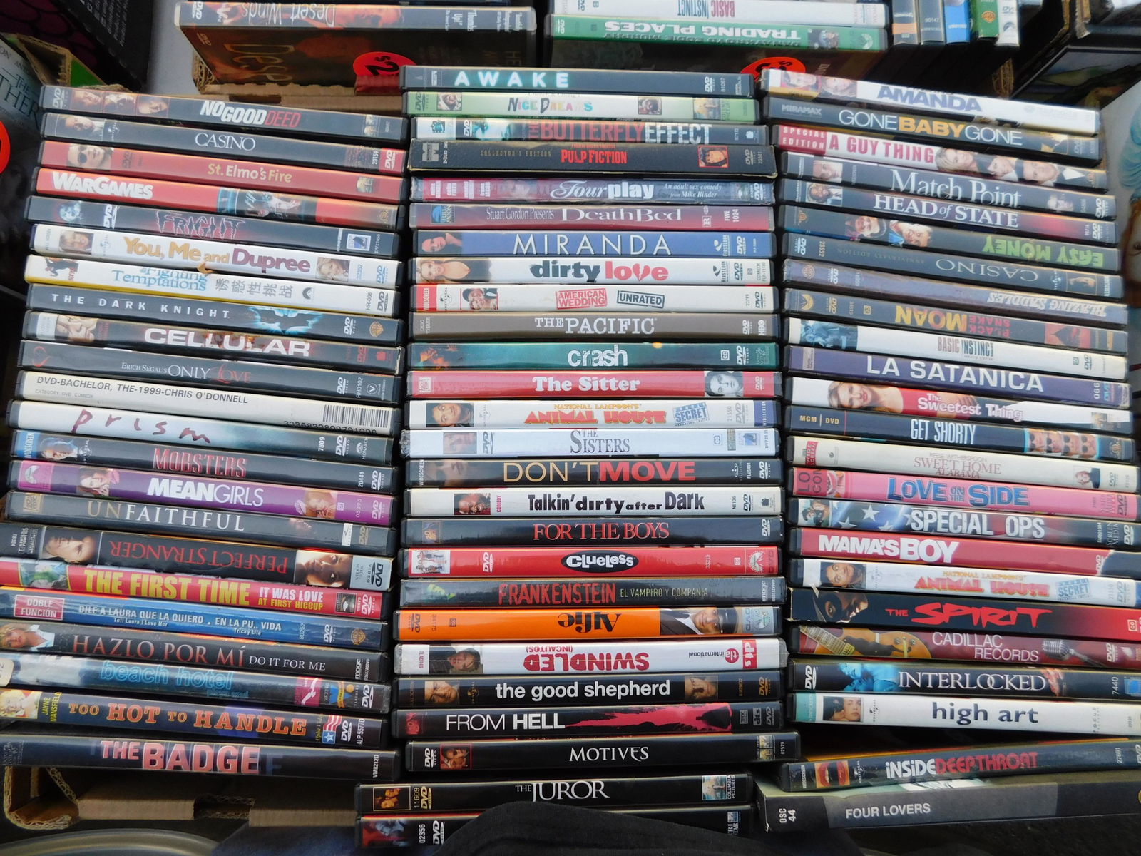 Large Lot of DVD's movies: Large Lot of DVD's movies. Mixed titles some may be factory sealed. This sale will be broadcast live on sale day with an auctioneer and caller calling full descriptions of each lot being sold, as well