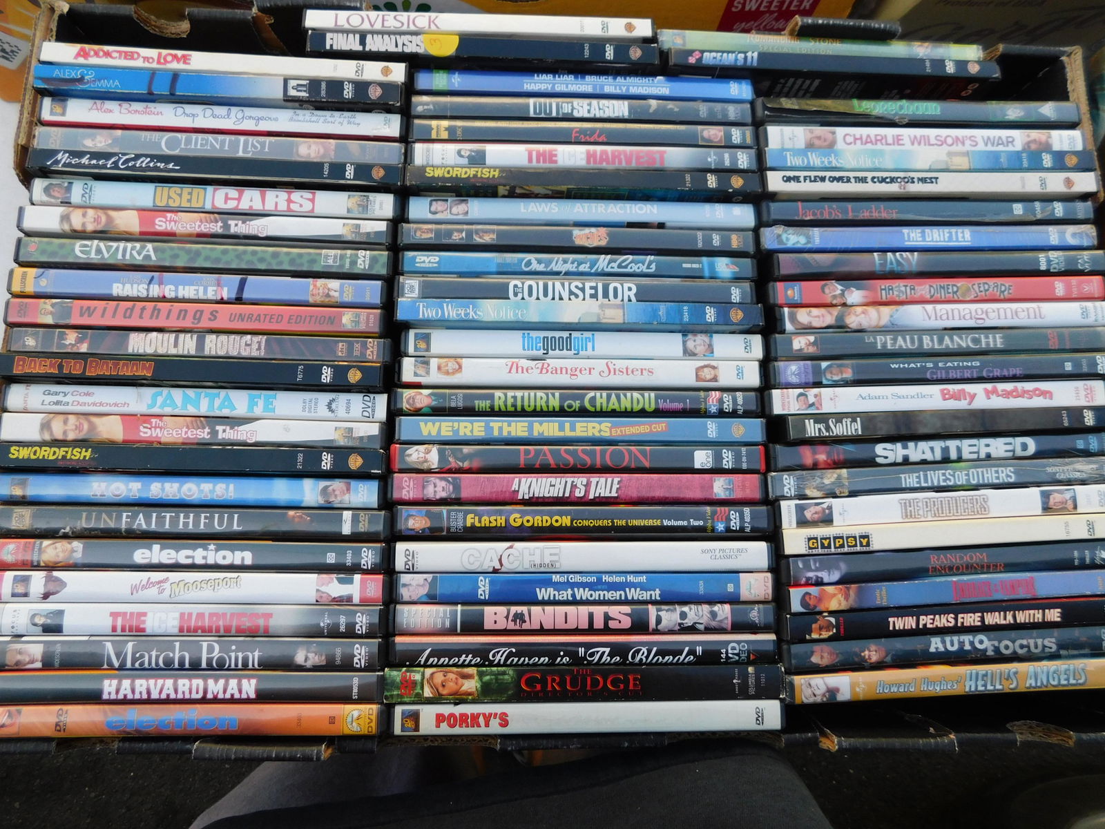 Large Lot of DVD's movies: Large Lot of DVD's movies. Mixed titles some may be factory sealed. This sale will be broadcast live on sale day with an auctioneer and caller calling full descriptions of each lot being sold, as well