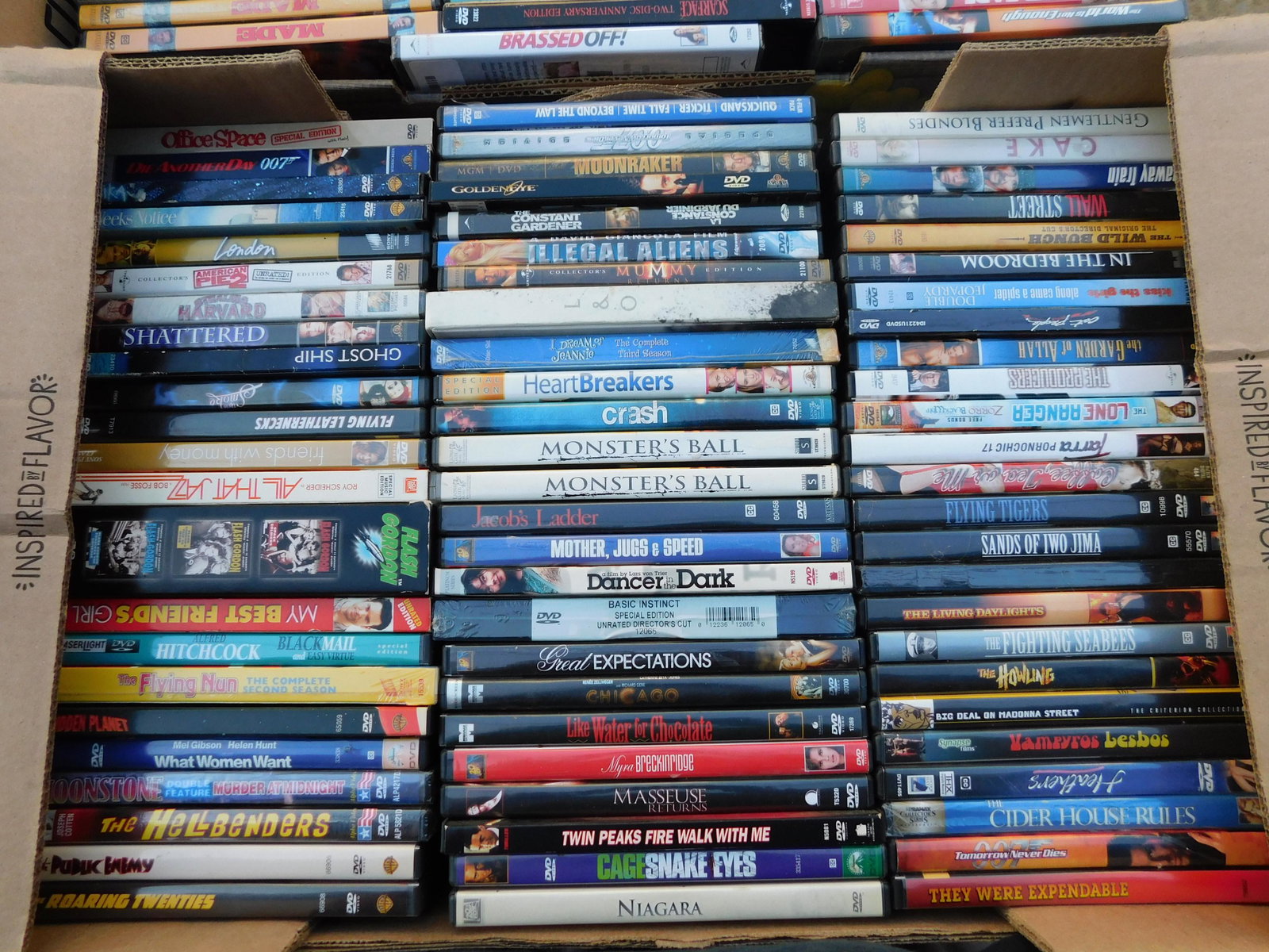 Large Lot of DVD's movies: Large Lot of DVD's movies. Mixed titles some may be factory sealed. This sale will be broadcast live on sale day with an auctioneer and caller calling full descriptions of each lot being sold, as well