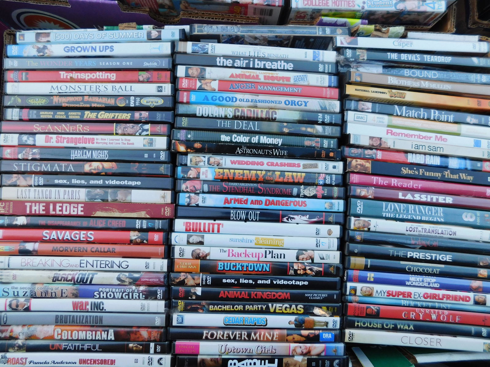 Large Lot of DVD's movies: Large Lot of DVD's movies. Mixed titles some may be factory sealed. This sale will be broadcast live on sale day with an auctioneer and caller calling full descriptions of each lot being sold, as well