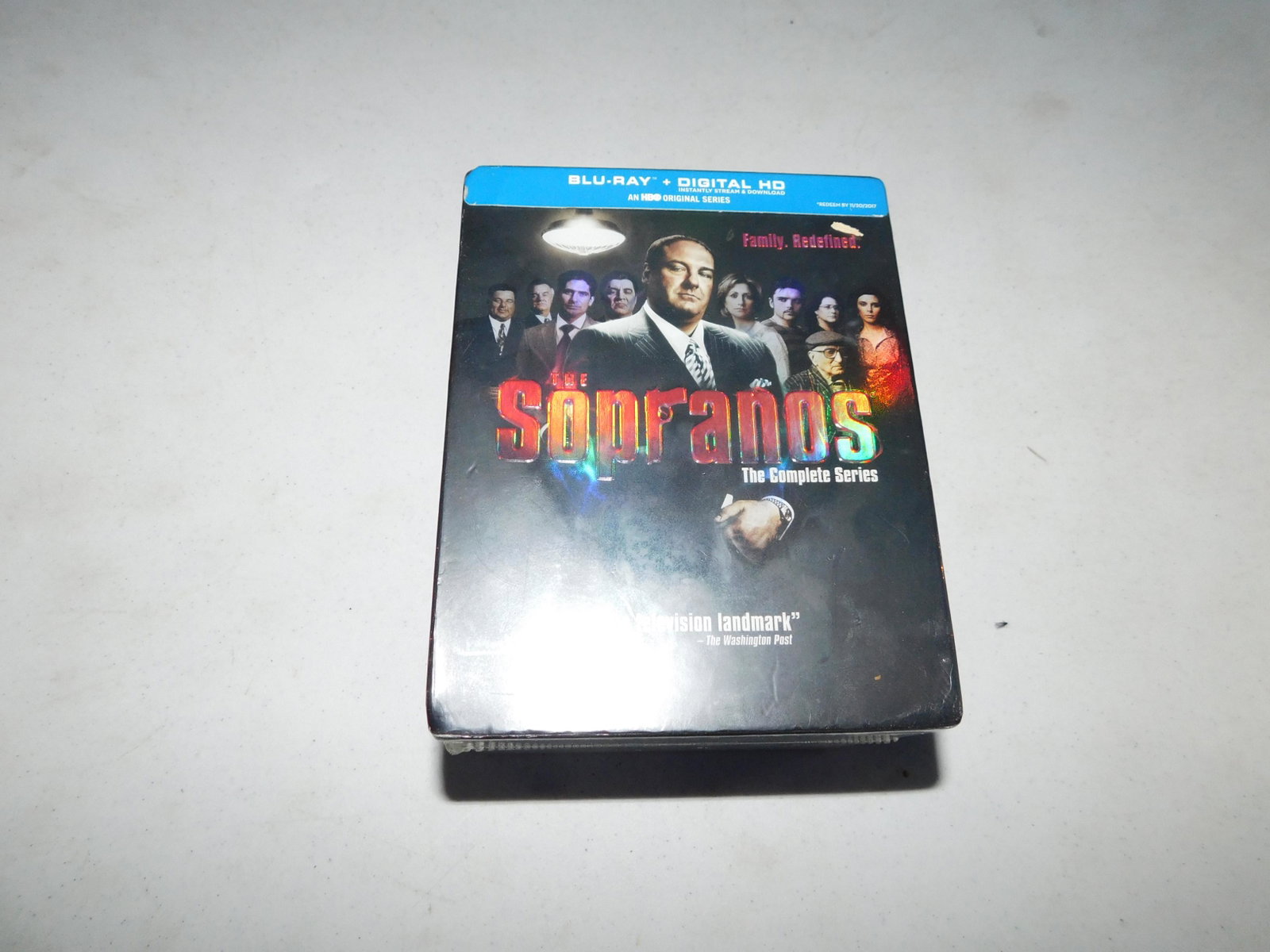 The Sopranos HBO TV show Blu-ra: The Sopranos HBO TV show Blu-ray the complete series box set. This sale will be broadcast live on sale day with an auctioneer and caller calling full descriptions of each lot being sold, as well as vi