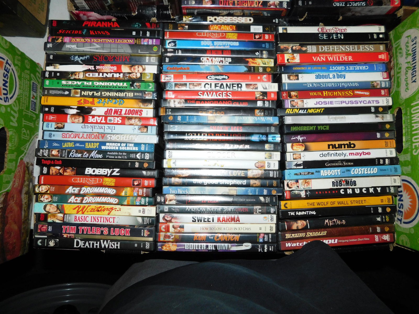 Large Lot of DVD's movies: Large Lot of DVD's movies. Mixed titles some may be factory sealed. This sale will be broadcast live on sale day with an auctioneer and caller calling full descriptions of each lot being sold, as well