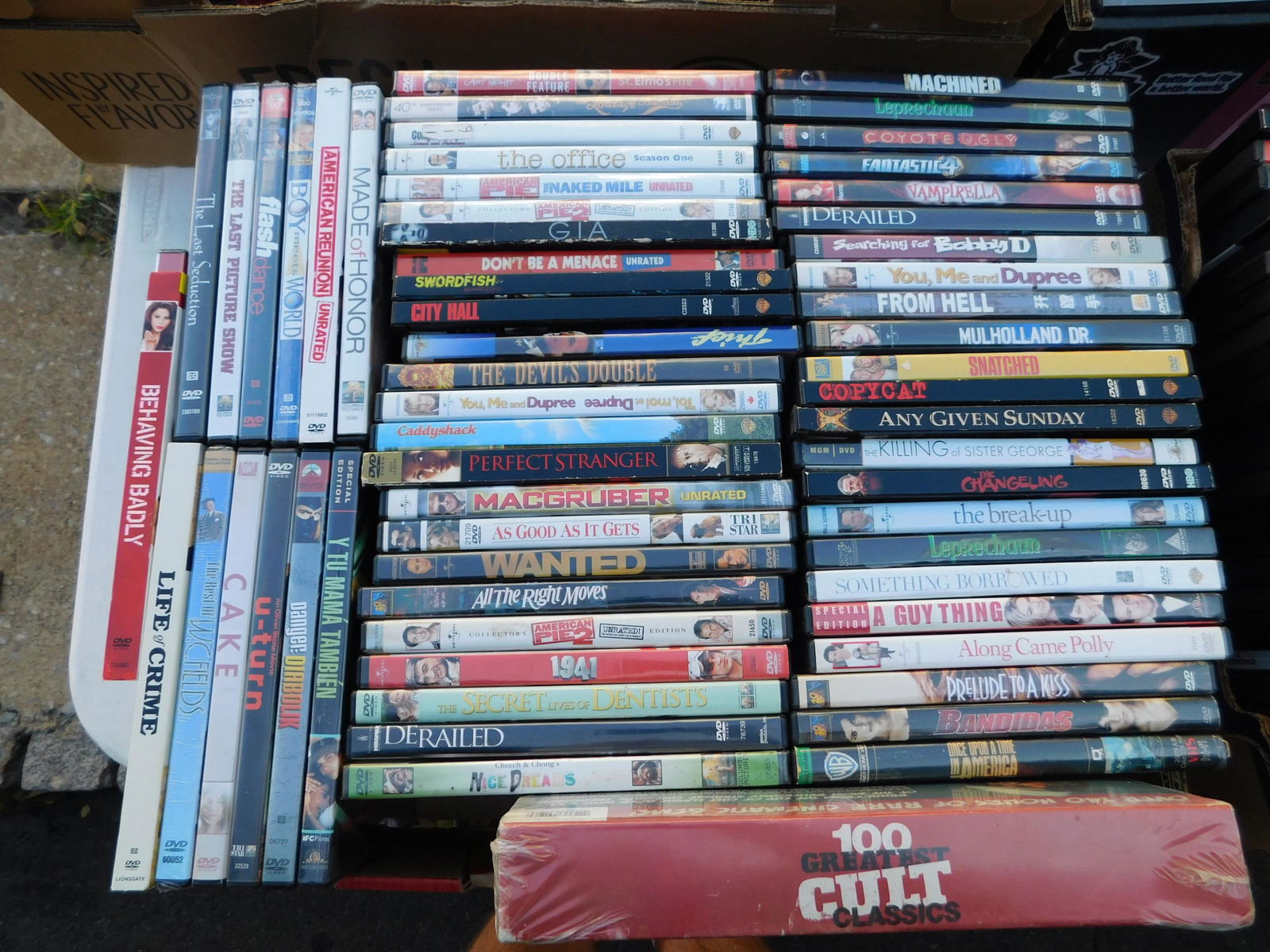 Large Lot of DVD's movies: Large Lot of DVD's movies. Mixed titles some may be factory sealed. This sale will be broadcast live on sale day with an auctioneer and caller calling full descriptions of each lot being sold, as well