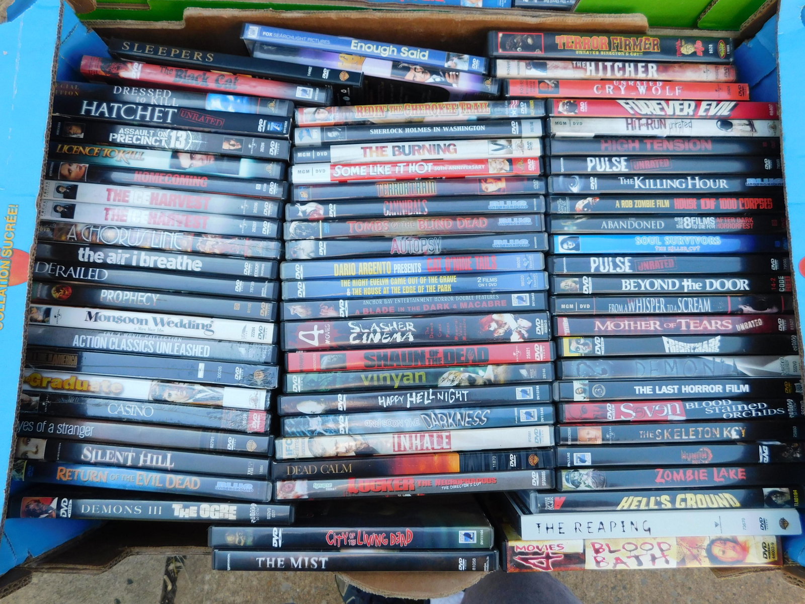 Large Lot of DVD's movies: Large Lot of DVD's movies. Mixed titles some may be factory sealed. This sale will be broadcast live on sale day with an auctioneer and caller calling full descriptions of each lot being sold, as well
