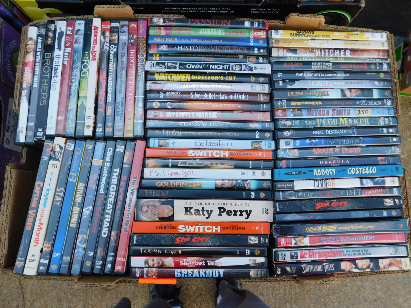 Large Lot of DVD's movies: Large Lot of DVD's movies. Mixed titles some may be factory sealed. This sale will be broadcast live on sale day with an auctioneer and caller calling full descriptions of each lot being sold, as well