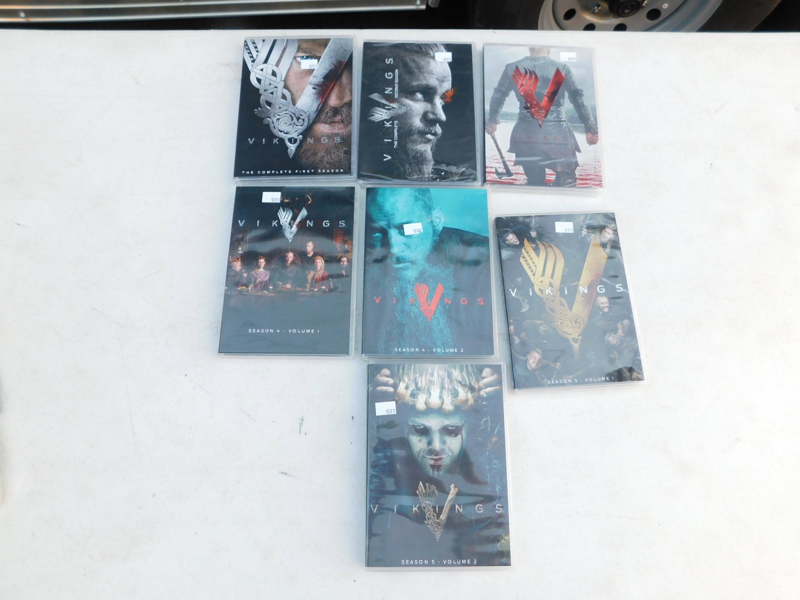 V Viking DVD in sets: The complete TV series V Viking DVD in sets. This sale will be broadcast live on sale day with an auctioneer and caller calling full descriptions of each lot being sold, as well as video feed of each 