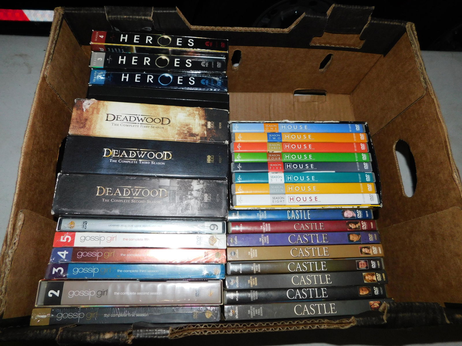 Heroes, Deadwood, Gossip Girl, House, and Castle DVD (1 of 1)